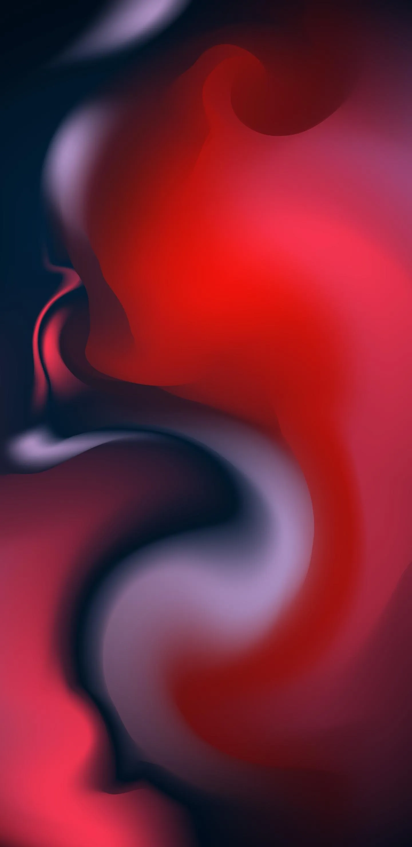 Red Black Abstract Liquid Flow Free Artistic Wallpaper