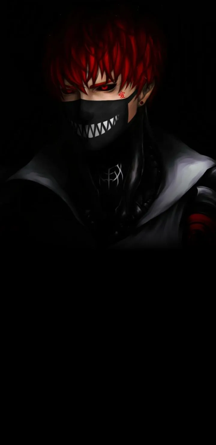 Red Eyed Dark Anime Character Evil Look HD Wallpaper