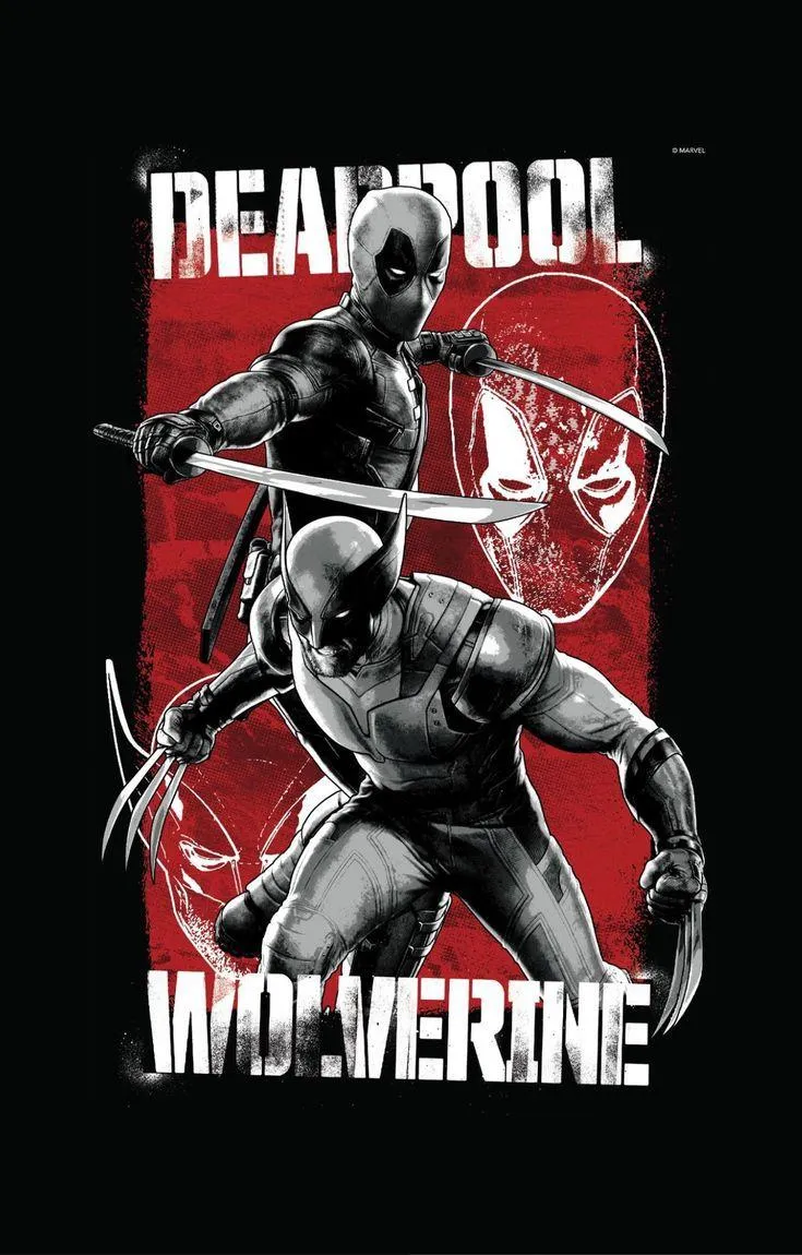 Red Hero Graphic Comic Style Action Wallpaper Background