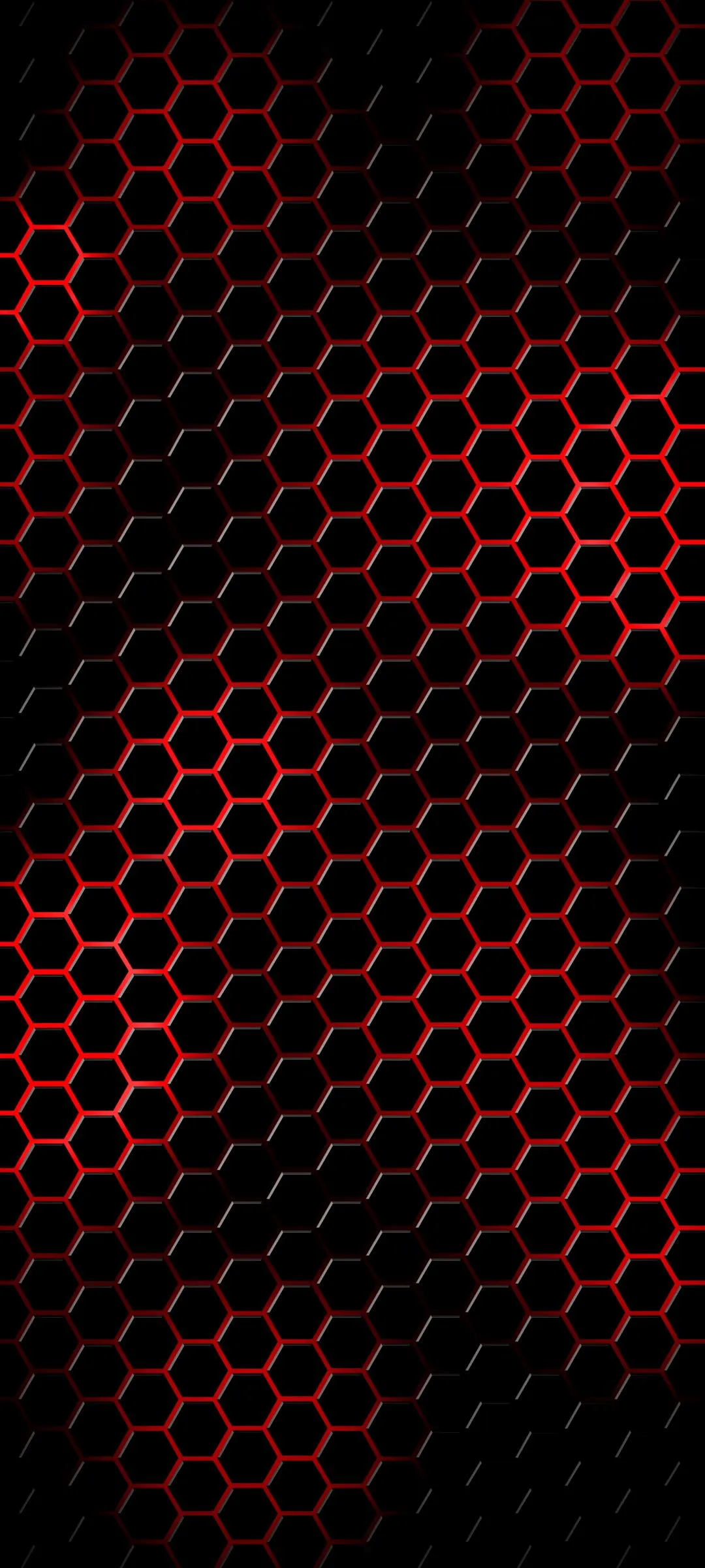 Red Hexagon Texture Background with Futuristic Look