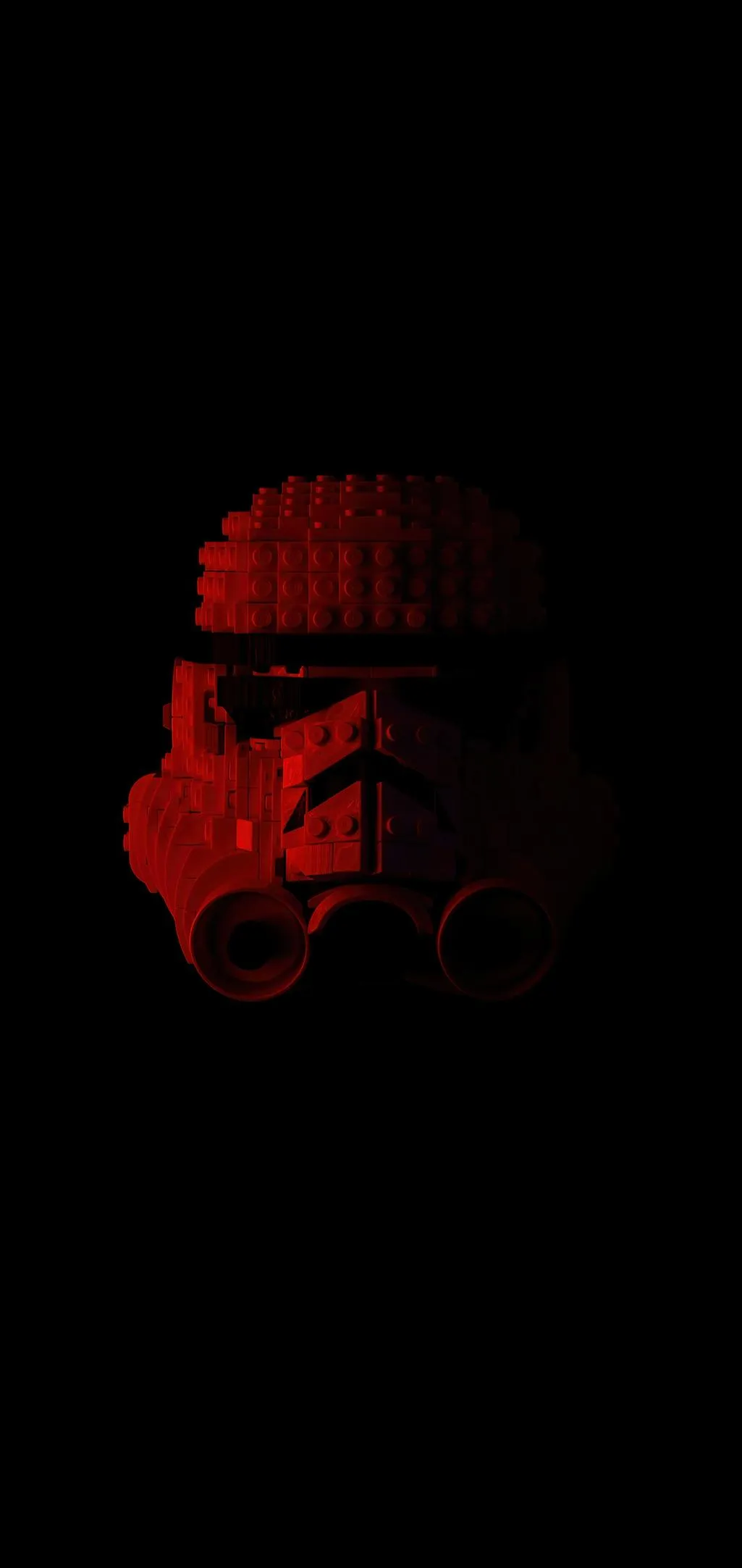 Red Portrait Silhouette Dark Artistic Wallpaper Design