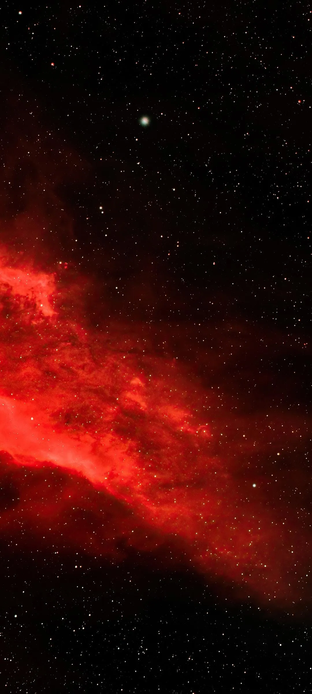 Red Starfield in Space Deep Galaxy Inspired Wallpaper