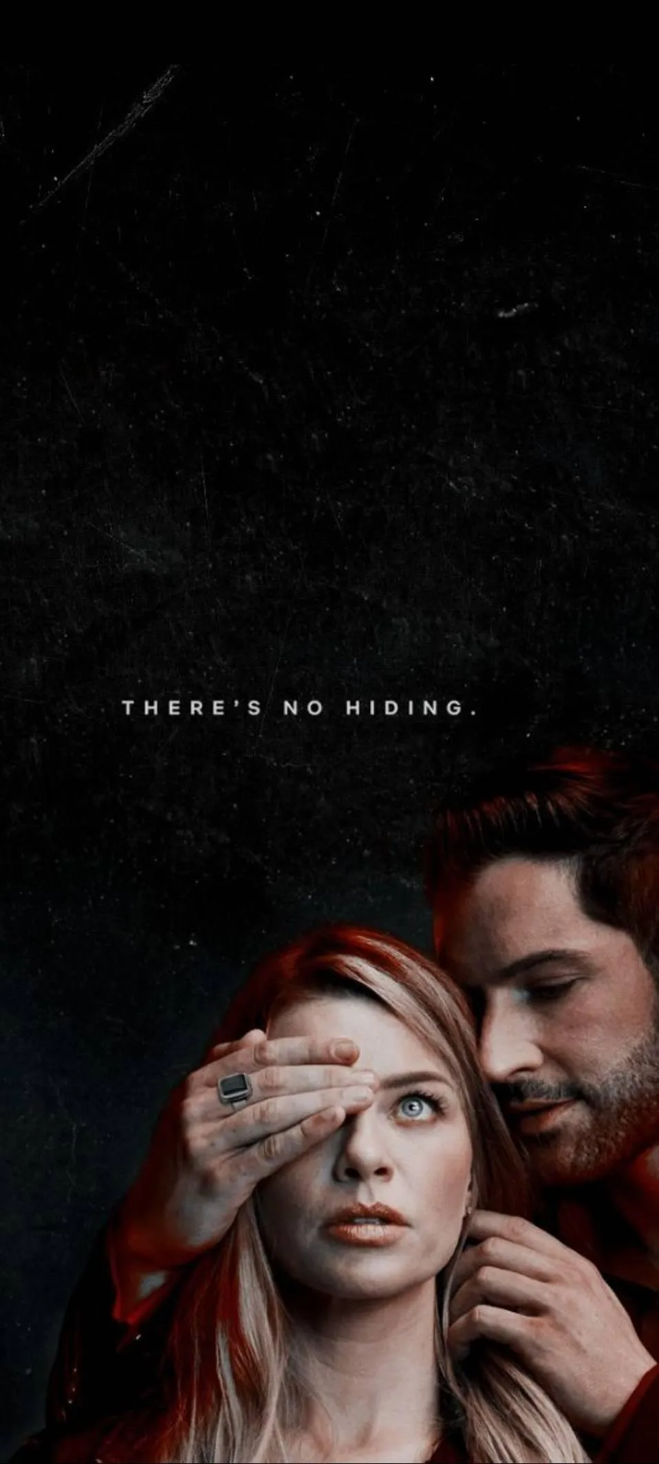 Romantic Couple in Dark Cinematic Artistic Mood Wallpaper