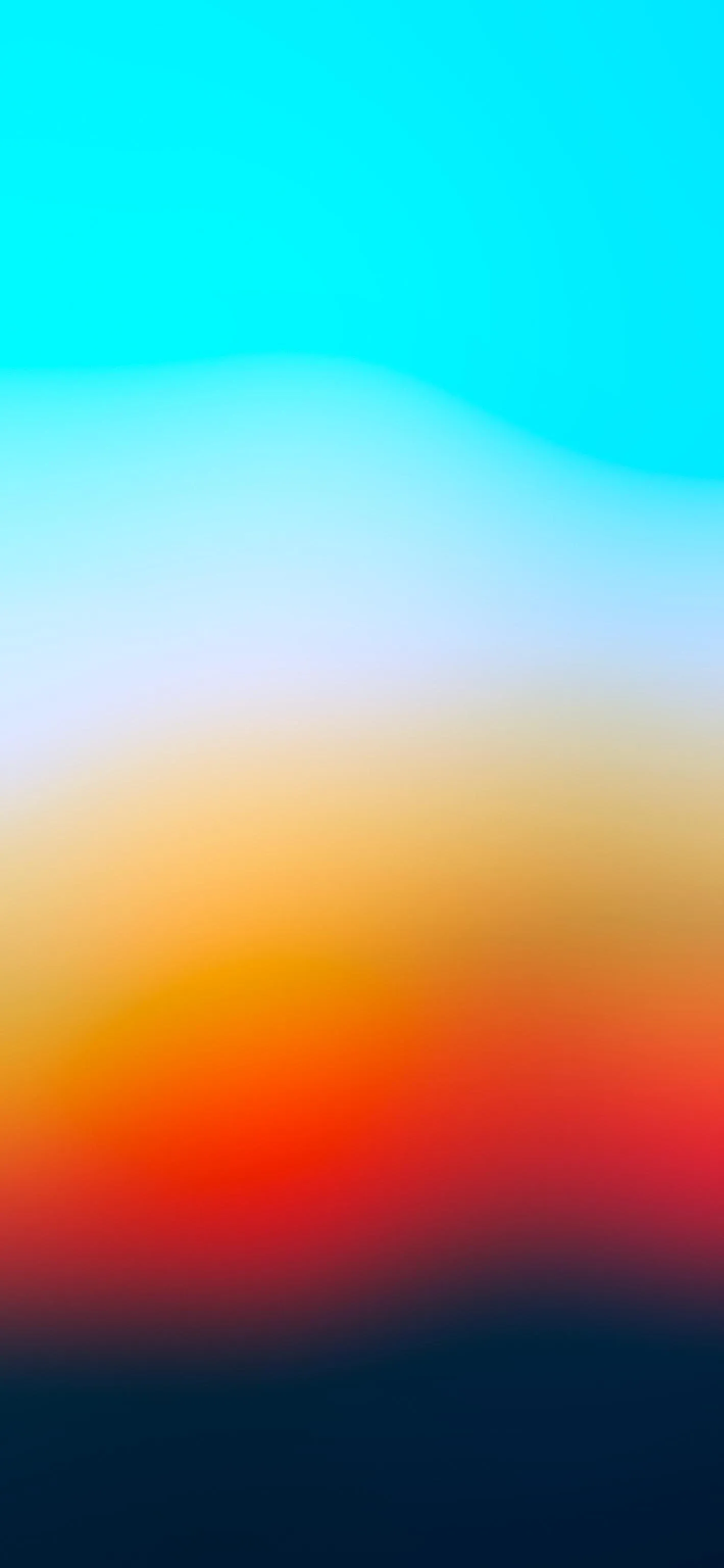 Serene Gradient Sky with Soothing Sunset Tones Wallpaper