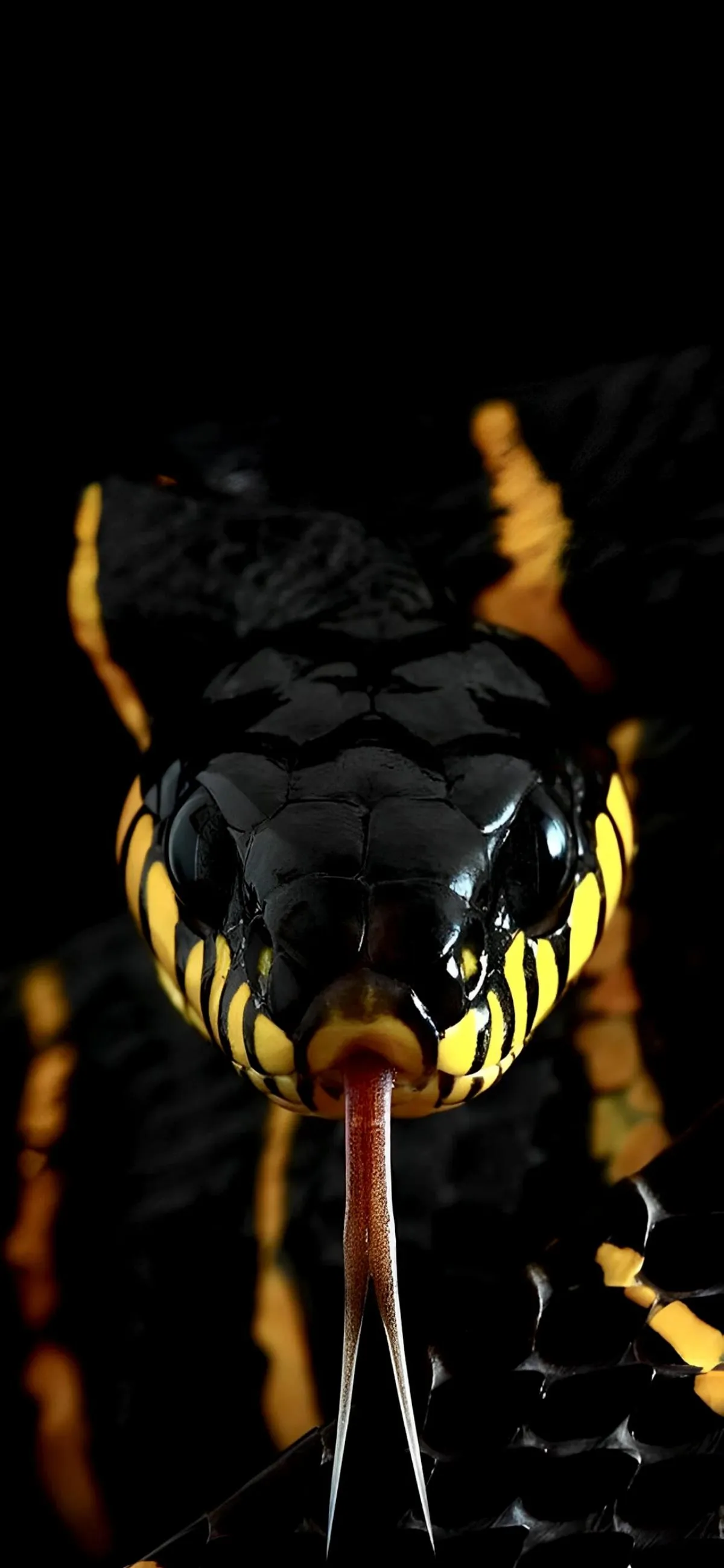 Serpent of Shadows Symbol of Power and Survival Image