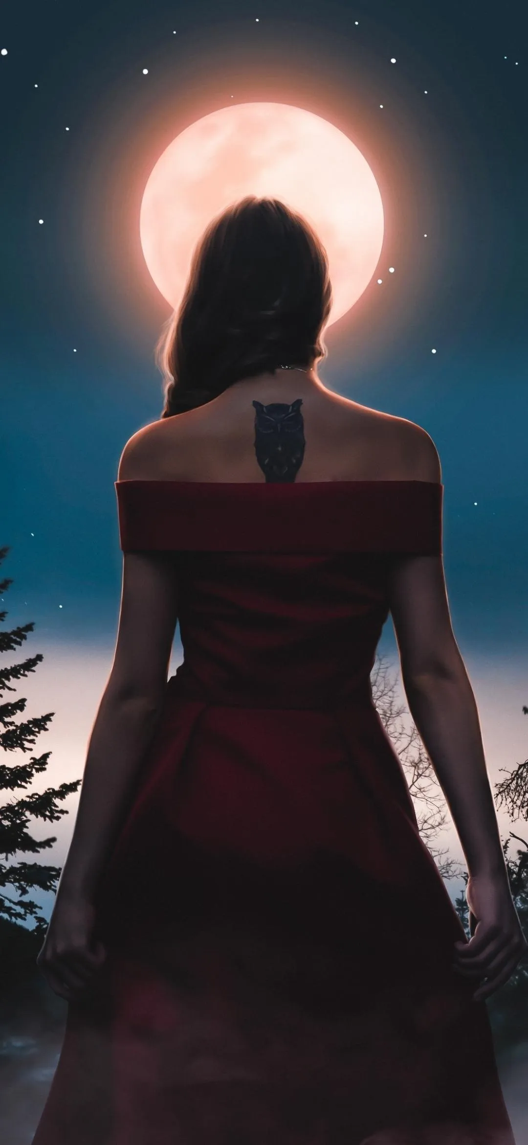 Silhouette Woman Sunrise Wallpaper for Calm Energy