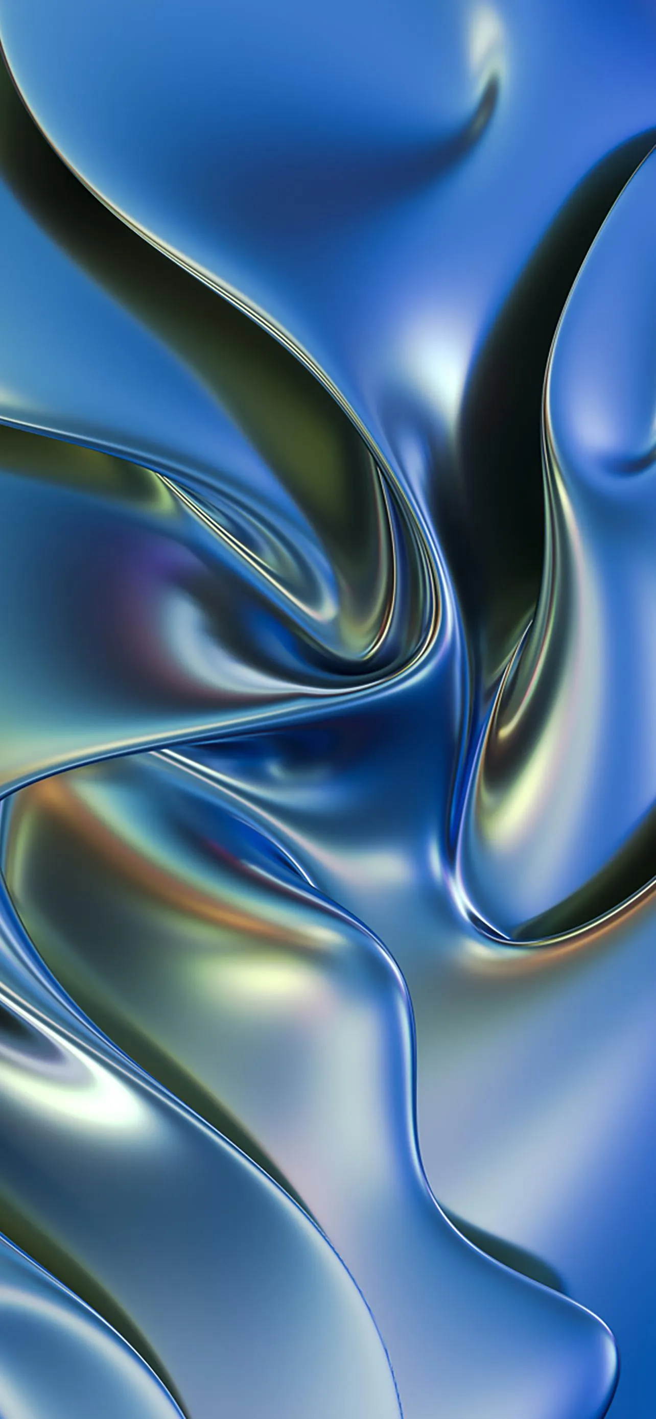 Silver Liquid Metal Abstract Modern Background Wallpaper