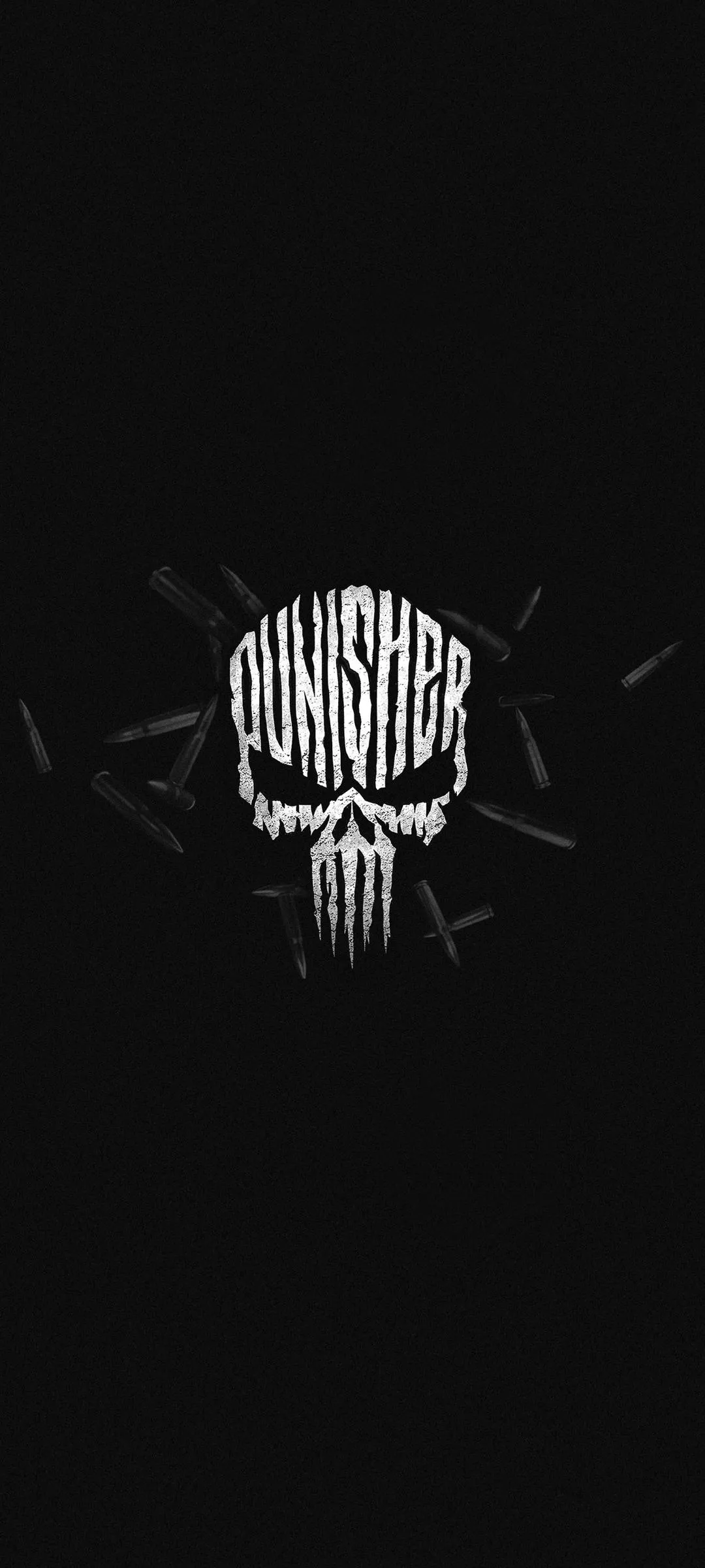 Simple Typography Art With White Letters On Dark Surface