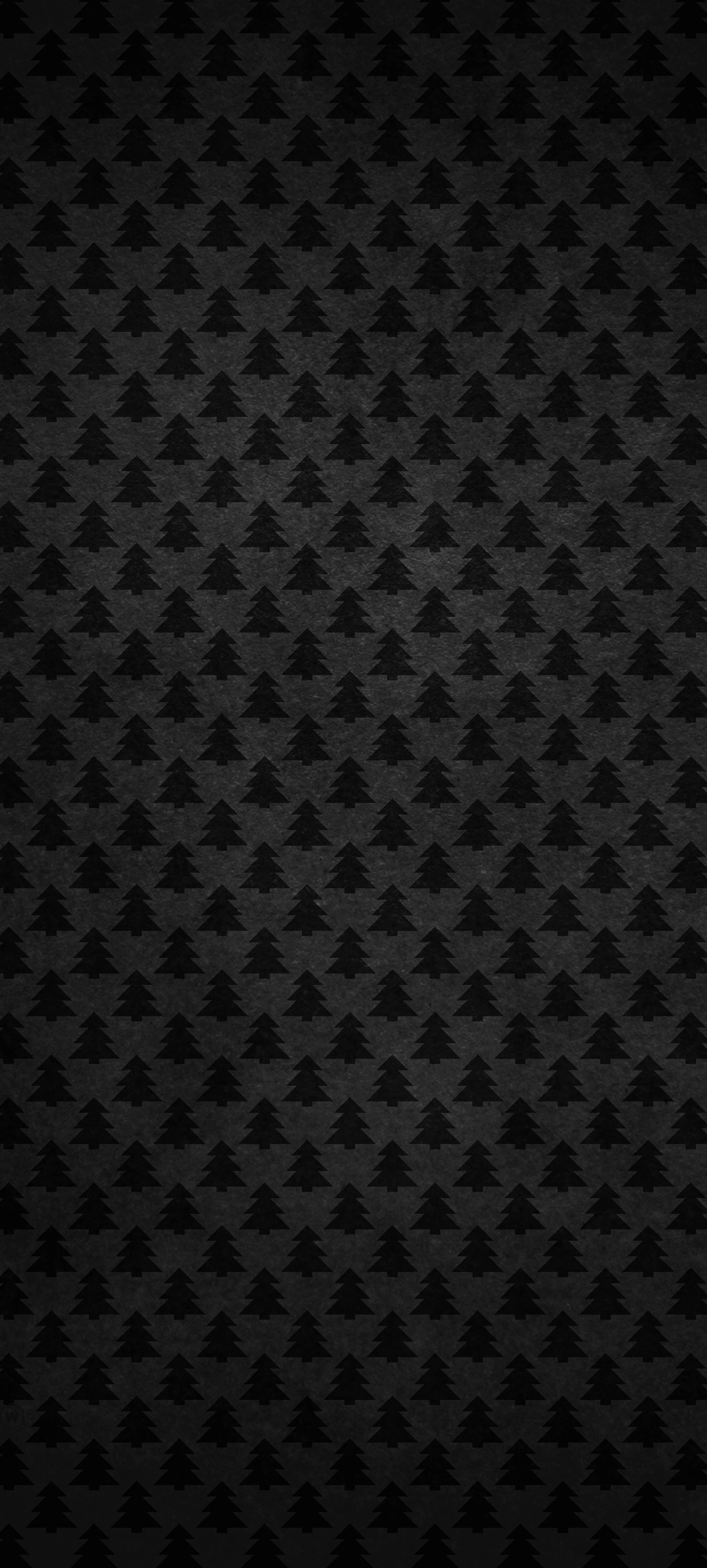 Sleek Pine Tree Design with Dark Grid Texture Finish