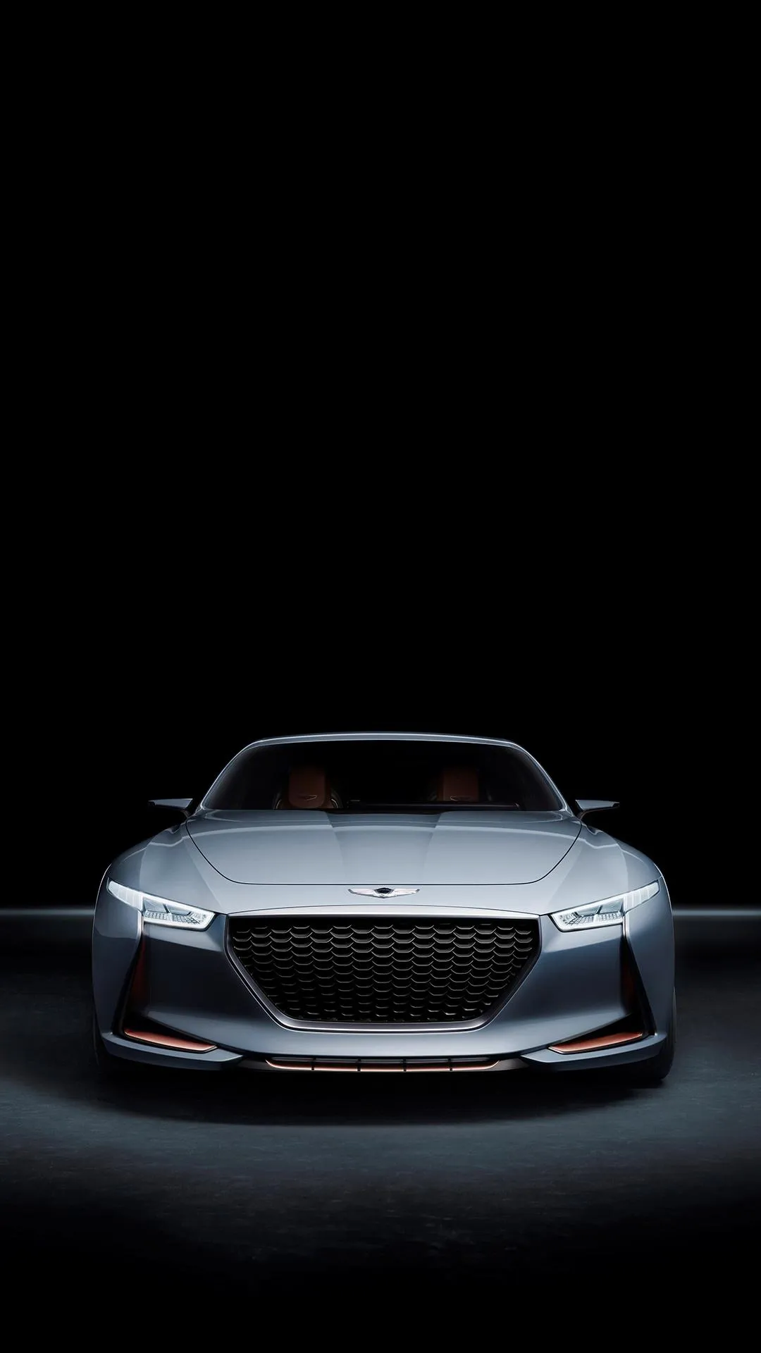 Sleek Sports Car in Dark Modern Lighting Scene Wallpaper