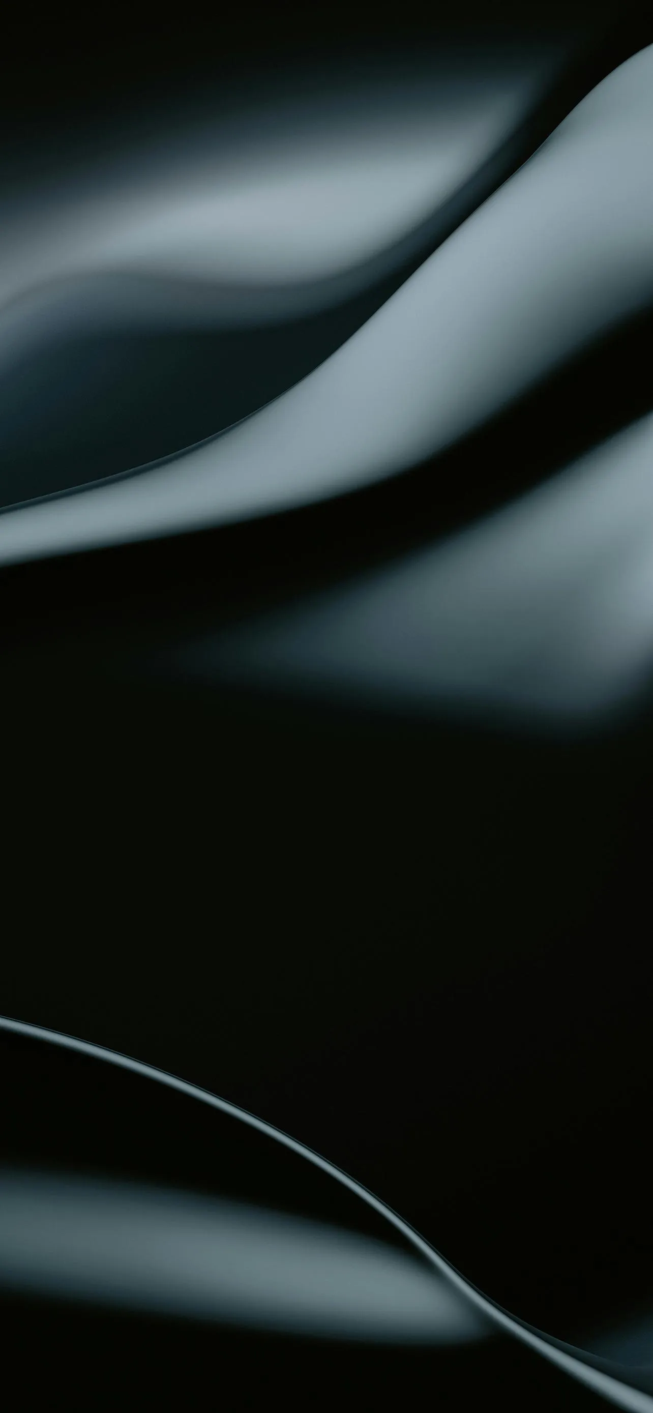 Smooth Black Flow Mobile Wallpaper for Smartphones