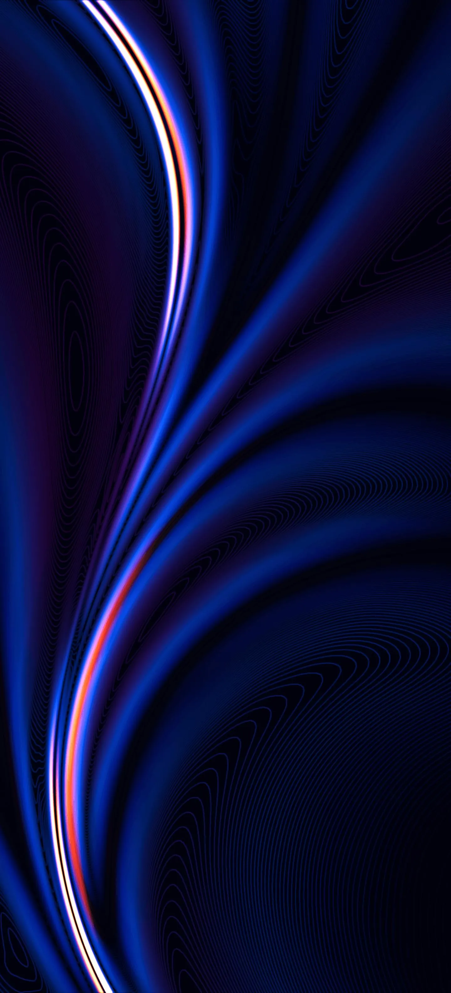 Smooth Blue Light Streaks Forming Elegant Curved Patterns