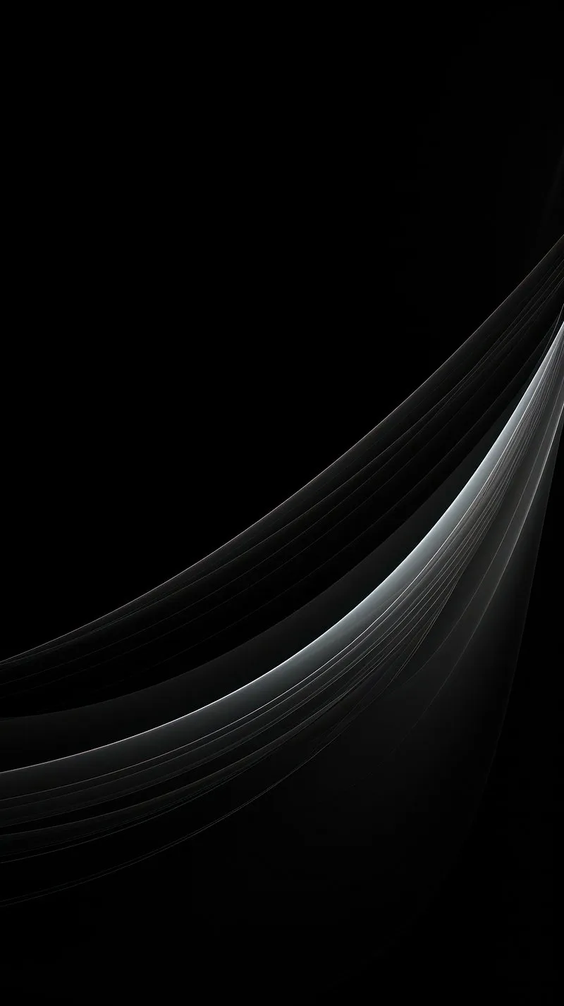 Smooth Dark Abstract Curve Forming Elegant Motion Wallpaper