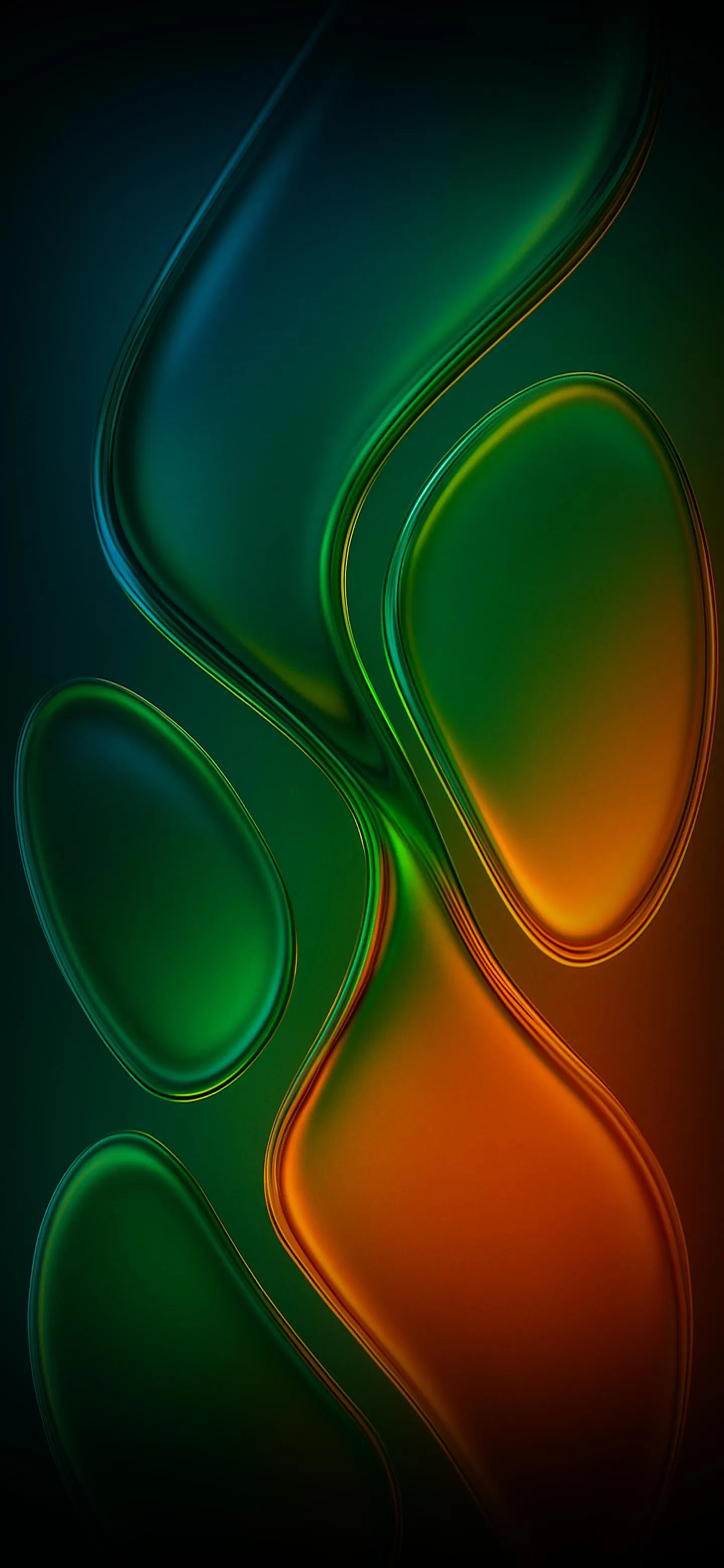 Smooth Flowing Abstract Colors with Futuristic Vibes