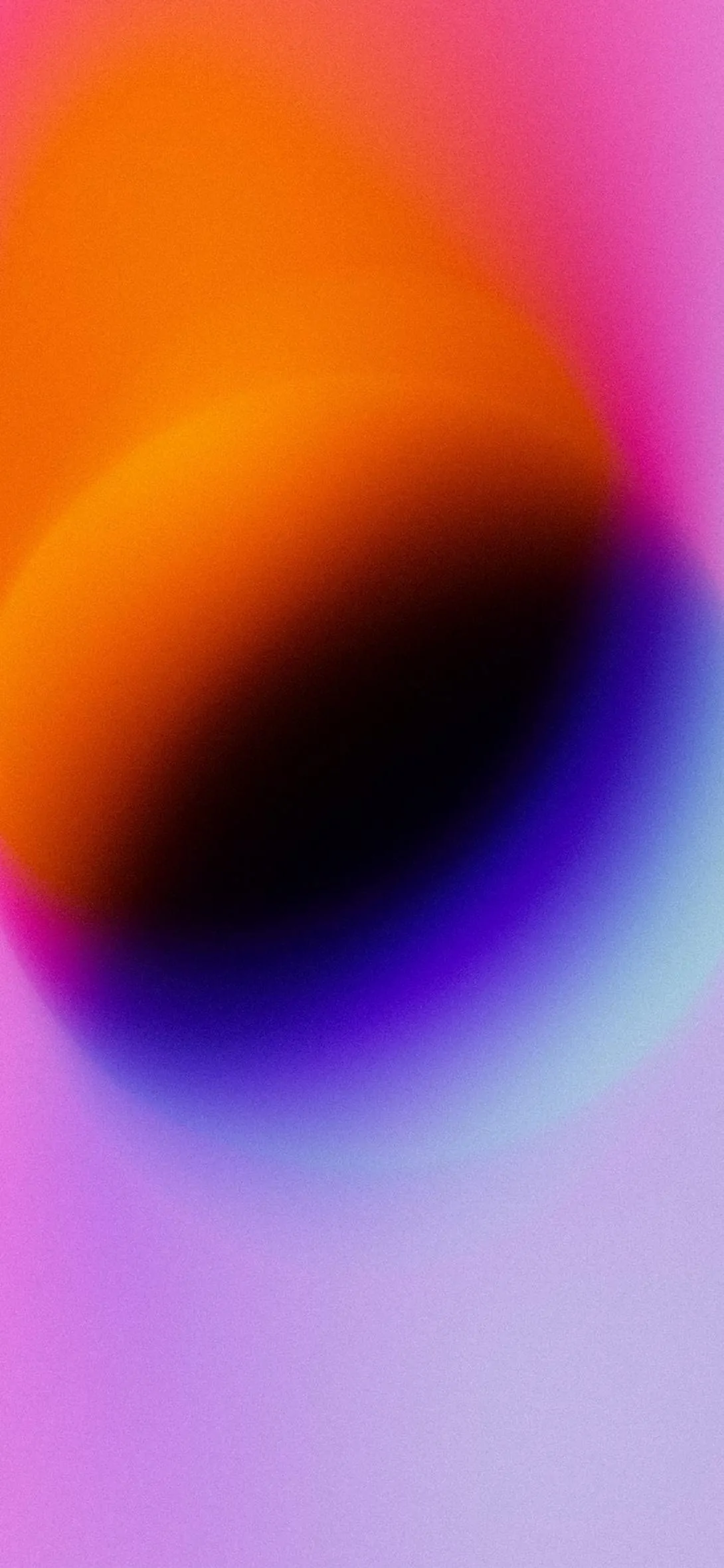 Smooth Gradient Abstract Wallpaper in Purple and Orange