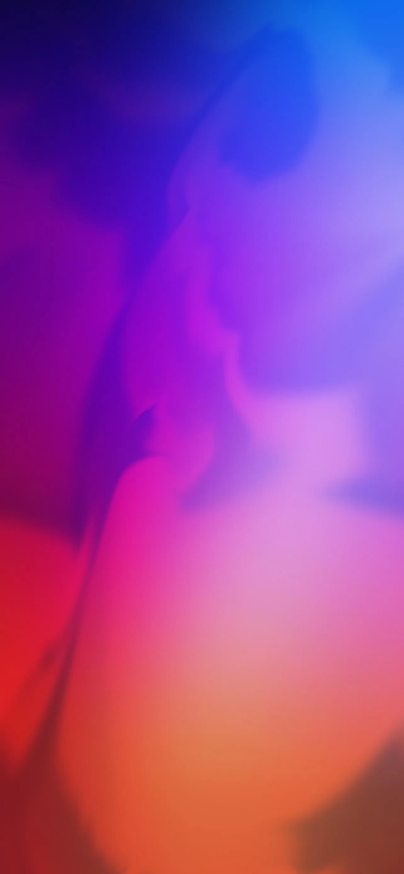 Smooth Gradient Mix of Purple Pink and Orange Wallpaper