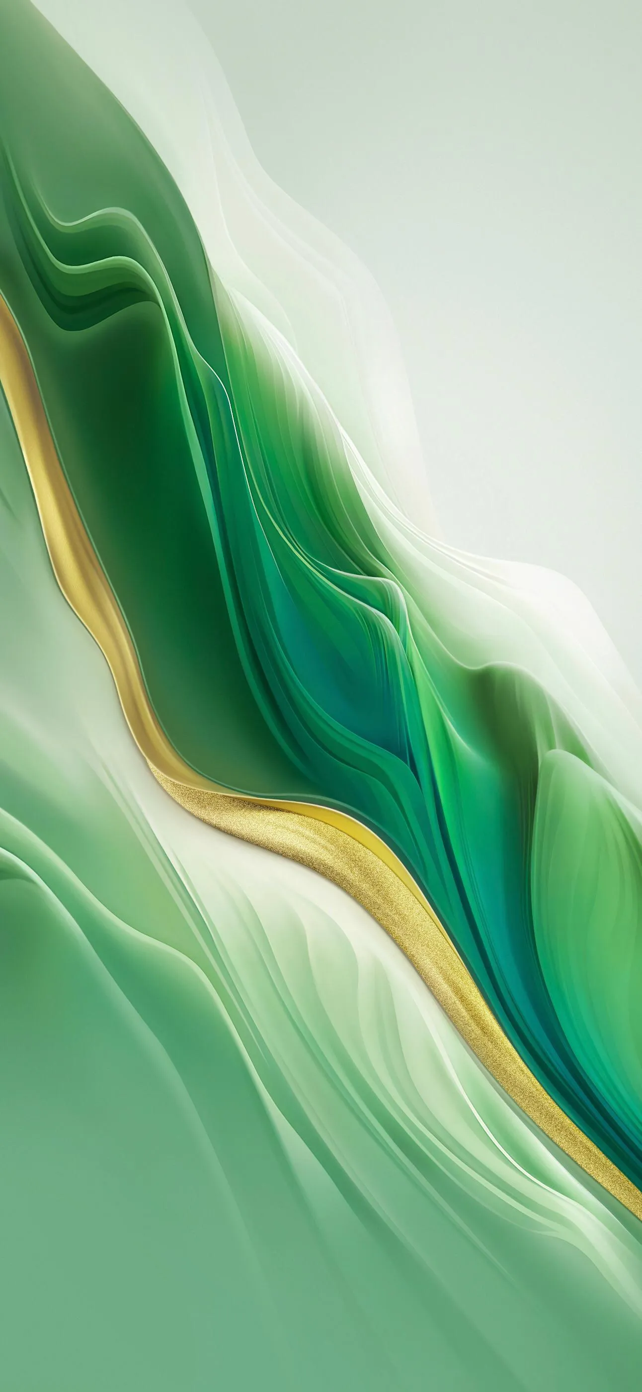 Smooth Green White Marble Abstract Background Wallpaper
