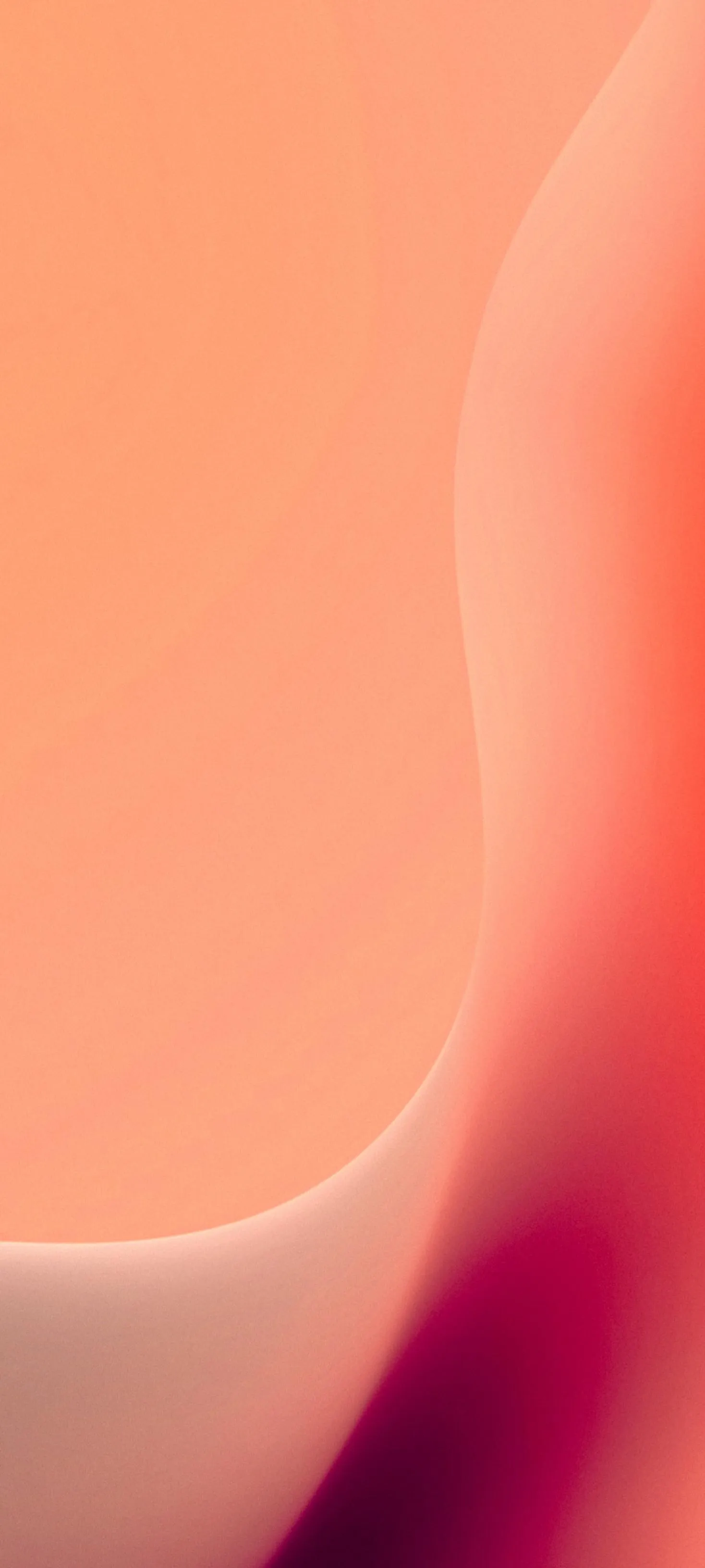 Smooth Peach Abstract Background with Gradient Tones