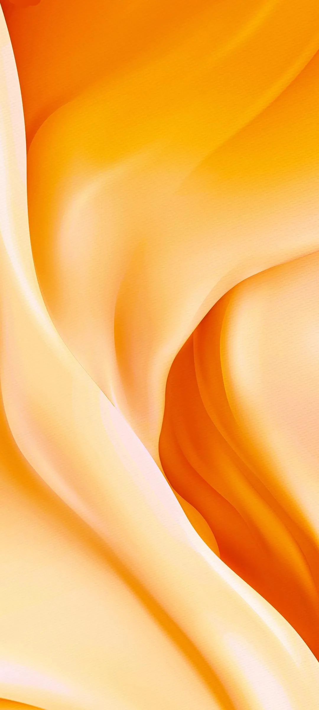 Smooth Yellow Abstract Flowing Background Design Wallpaper