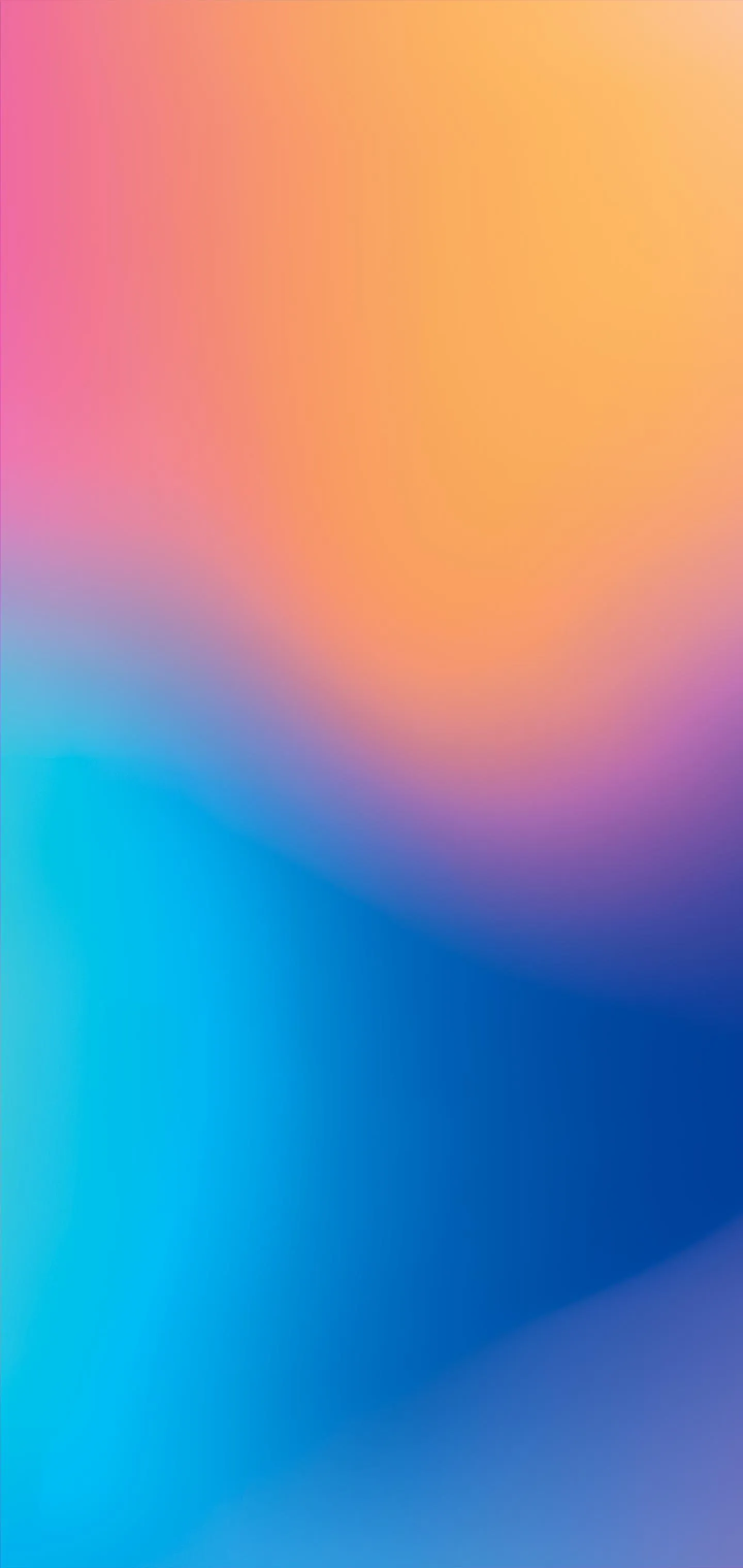 Soft Blended Gradient of Blue and Peach Tones Wallpaper