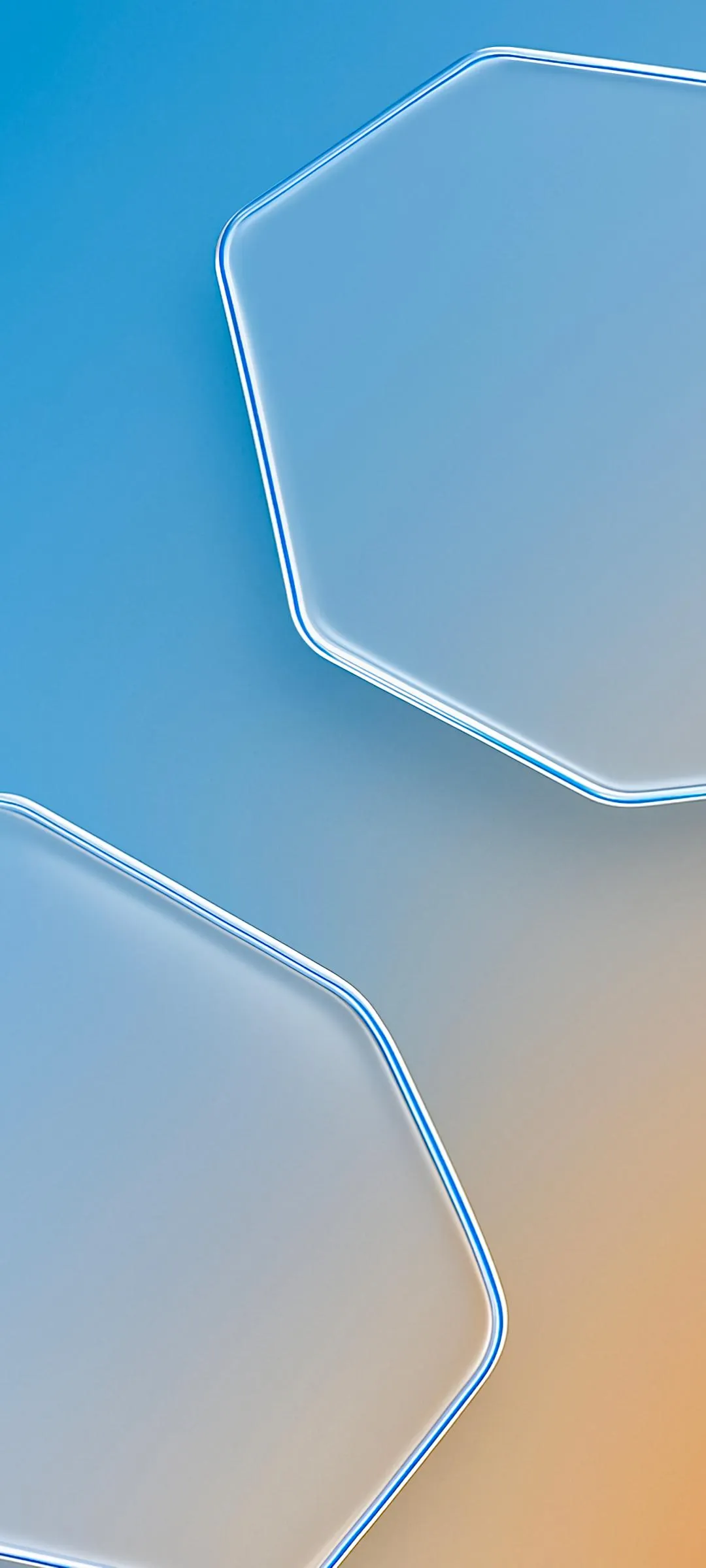 Soft Blue and Beige Gradient with Paper Texture Art