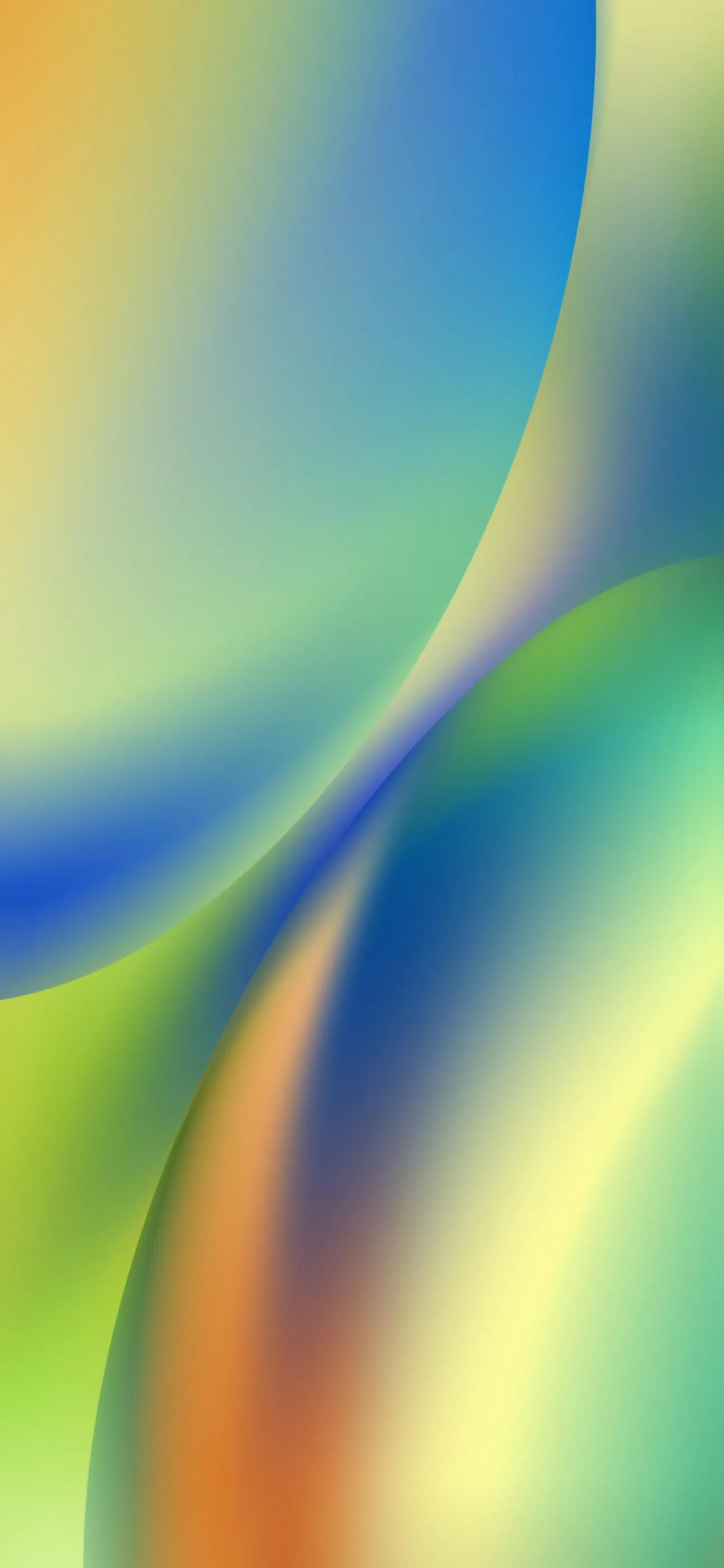 Soft Gradient Blend in Green Yellow and Blue Tones