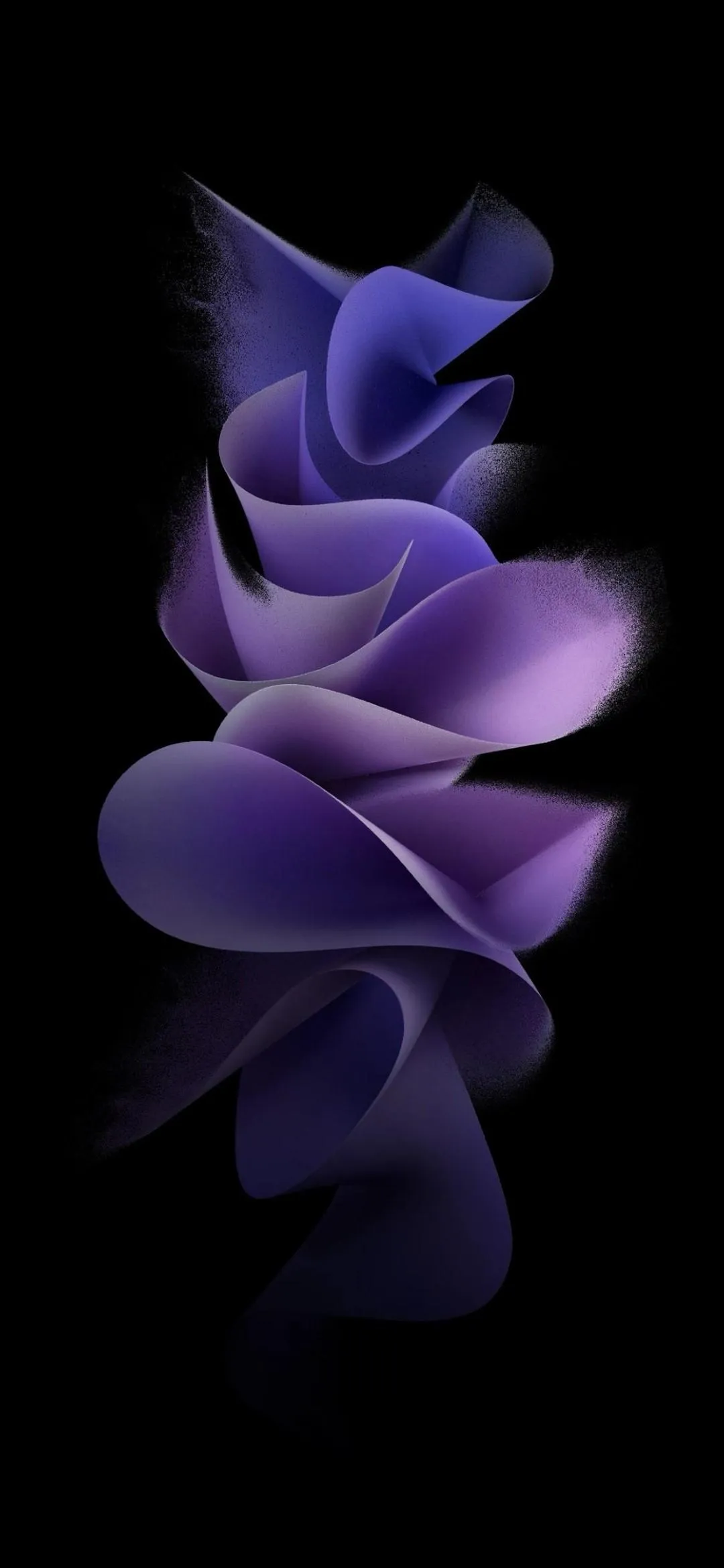 Soft Purple Smoke Forming Abstract Artistic Pattern