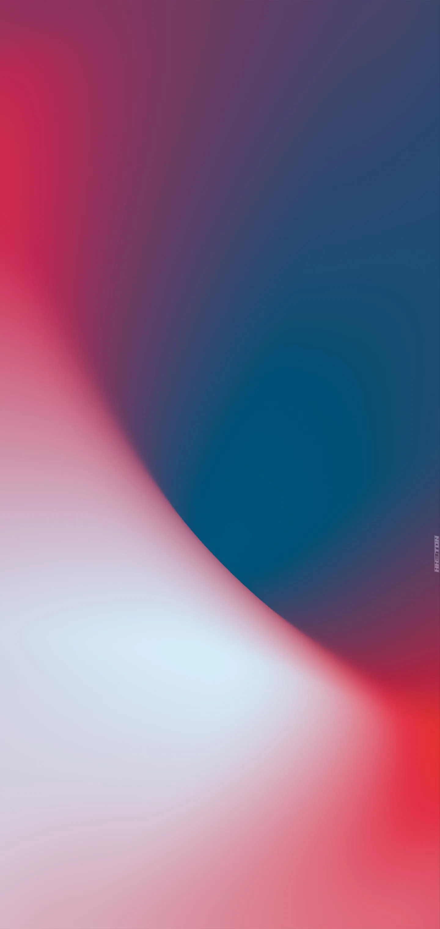 Soft Red and Blue Gradient Minimal Art Pattern Wallpaper