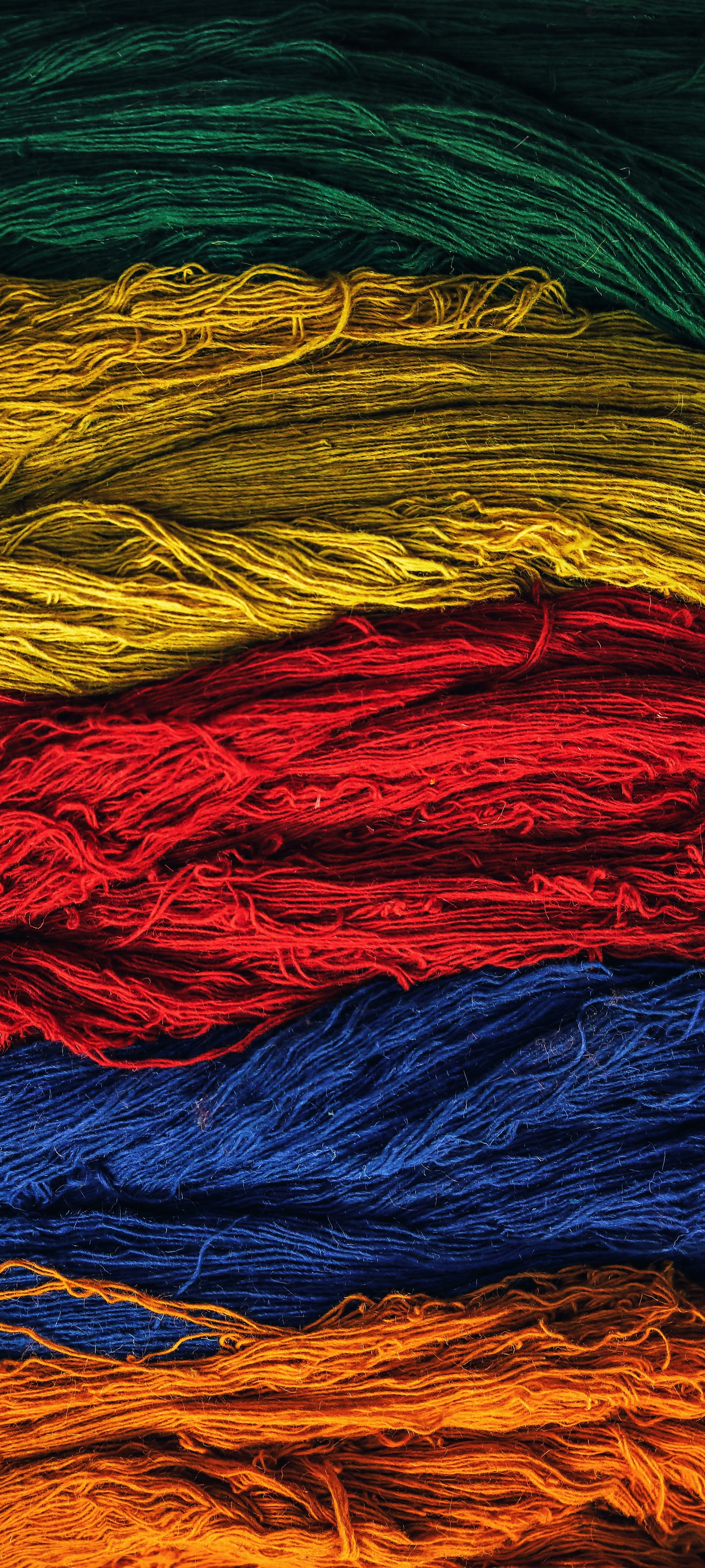 Stacked Colorful Textures in Bright Abstract Art Wallpaper