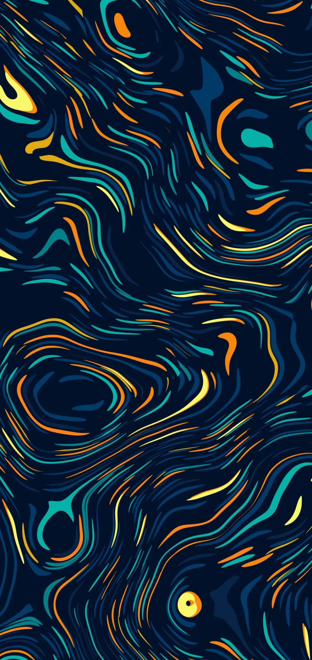 Starry Blue Abstract Swirl Pattern for Xiaomi 14 Ultra