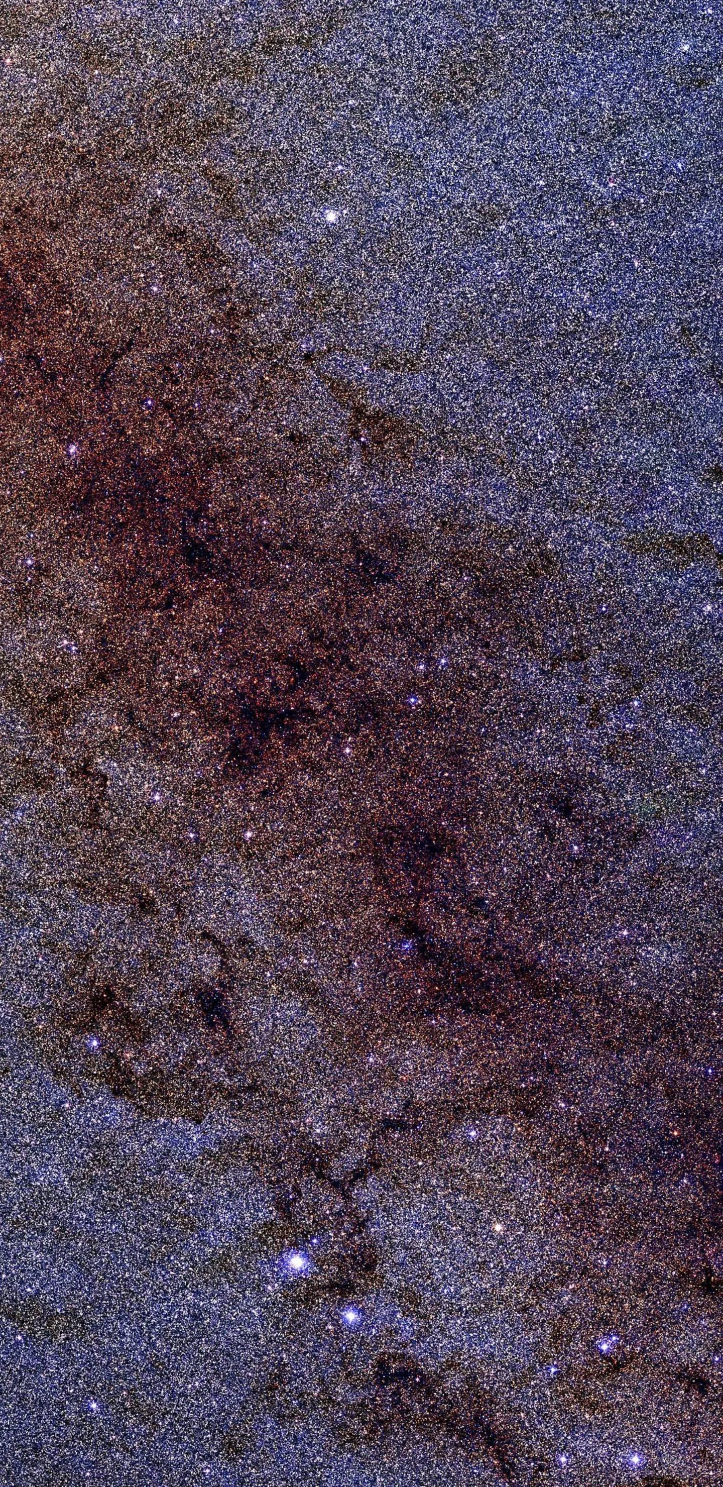 Starry Night Sky with Milky Way Galaxy in Deep Space