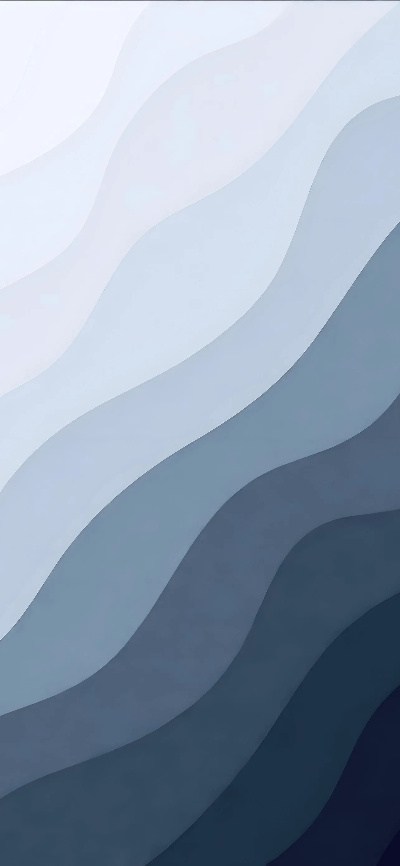 Stunning Soft Layered Waves Abstract Art Wallpaper