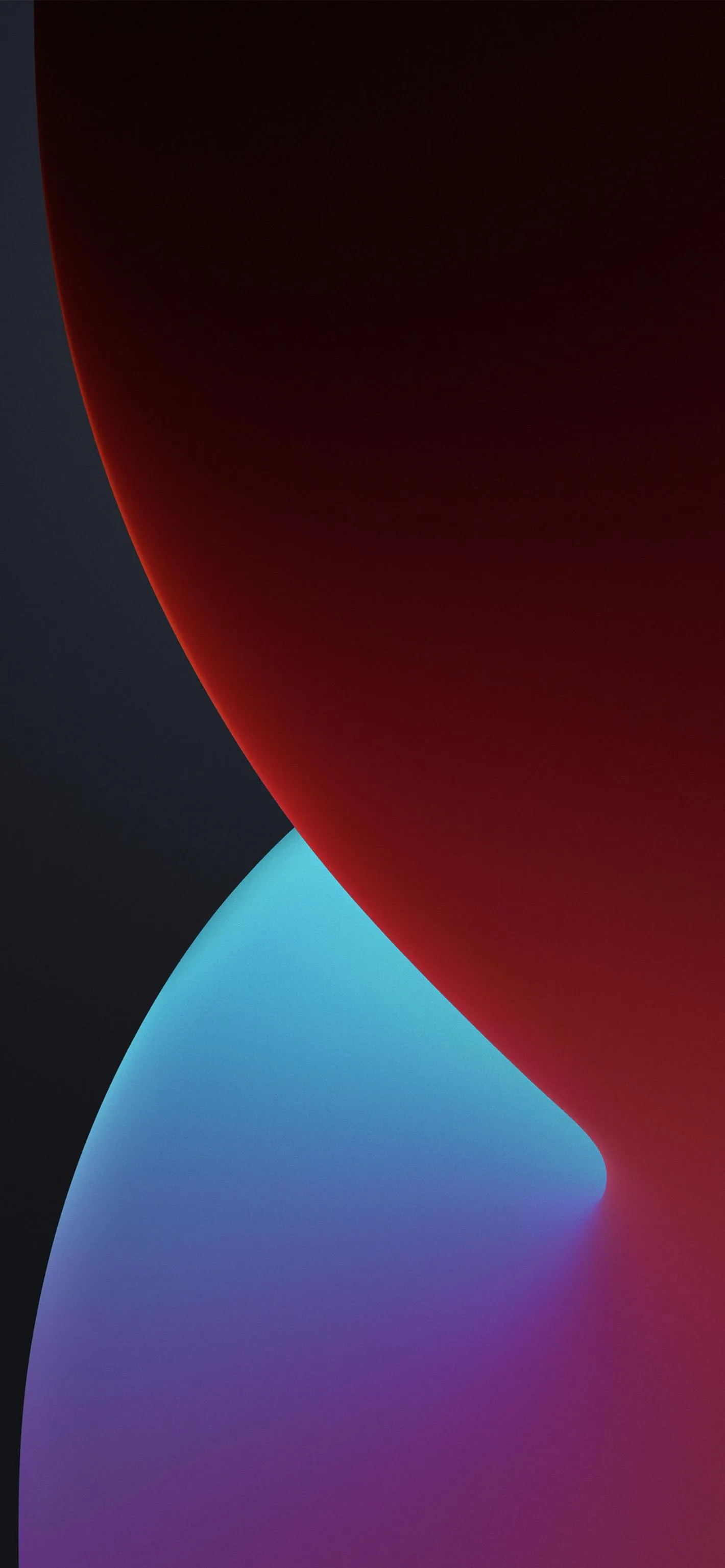 Stylish Colorful Gradient with Smooth Curves Wallpaper