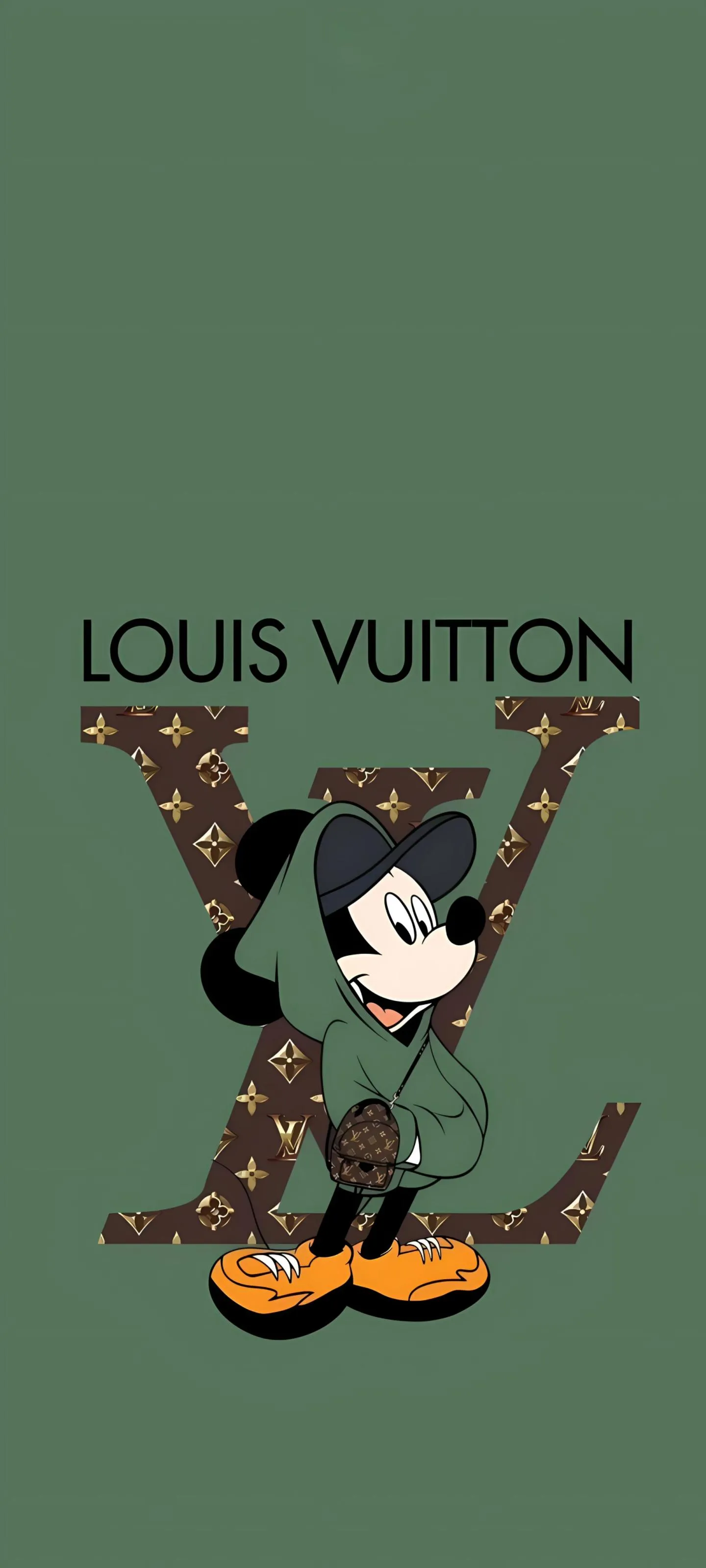 Stylish Louis Vuitton Inspired Art Mobile Wallpaper