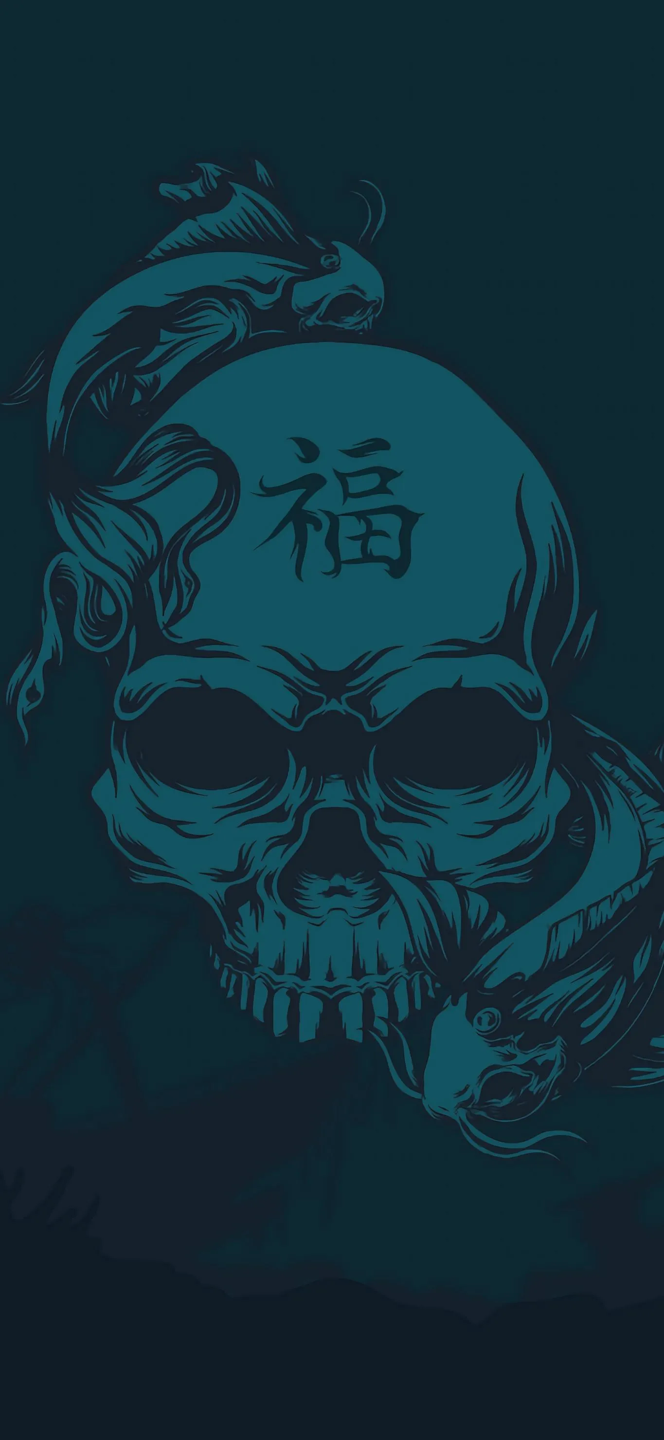 Symbolic Skull Art Reflecting Strength And Wisdom Wallpaper