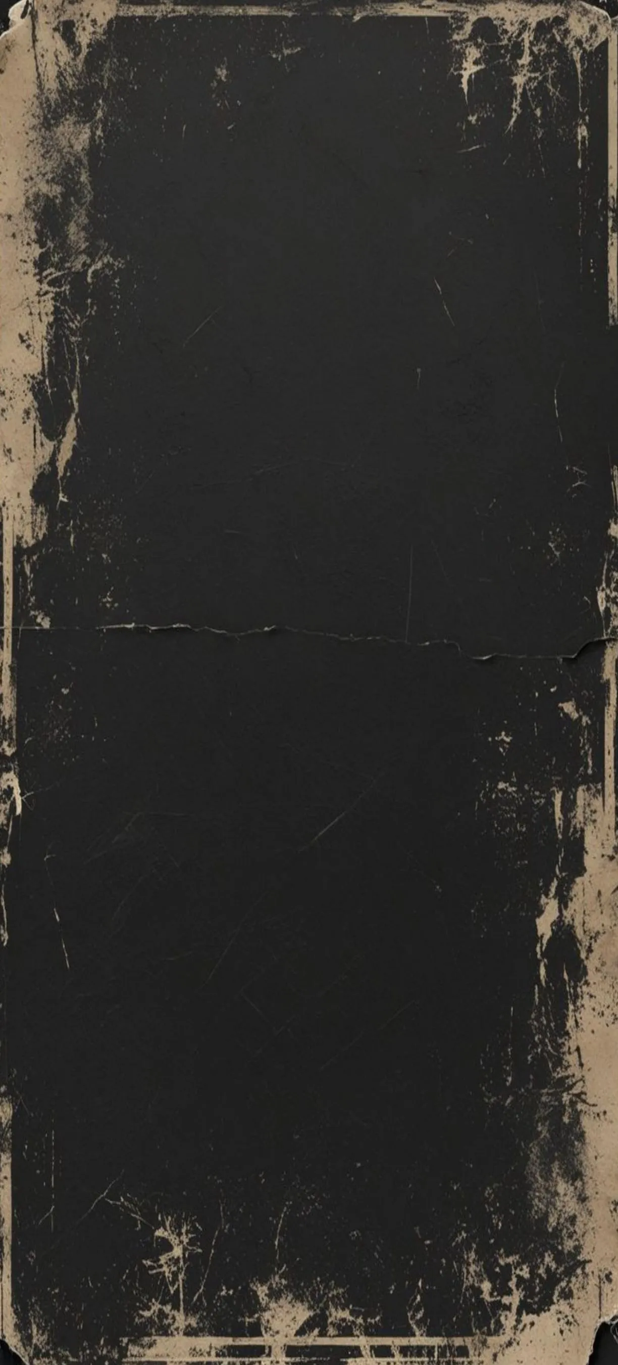 Textured Black Wall with Grunge Style Design Wallpaper