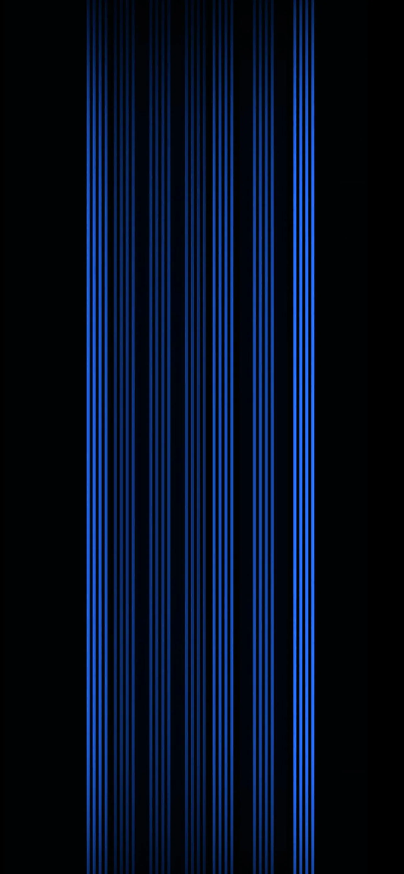 Vertical Blue Lines on a Black Minimal Background Wallpaper
