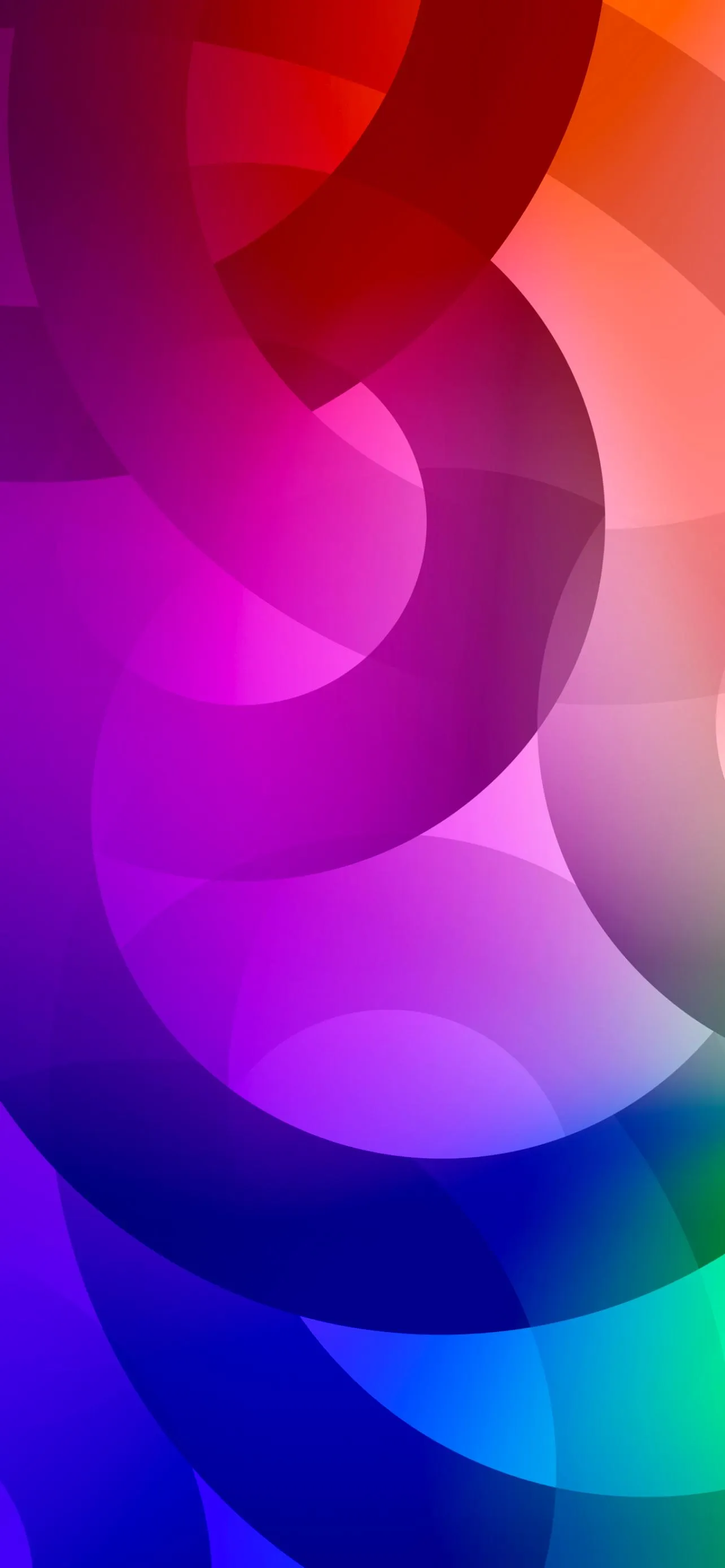 Vibrant Abstract Circles 4K Wallpaper for Mobile Use