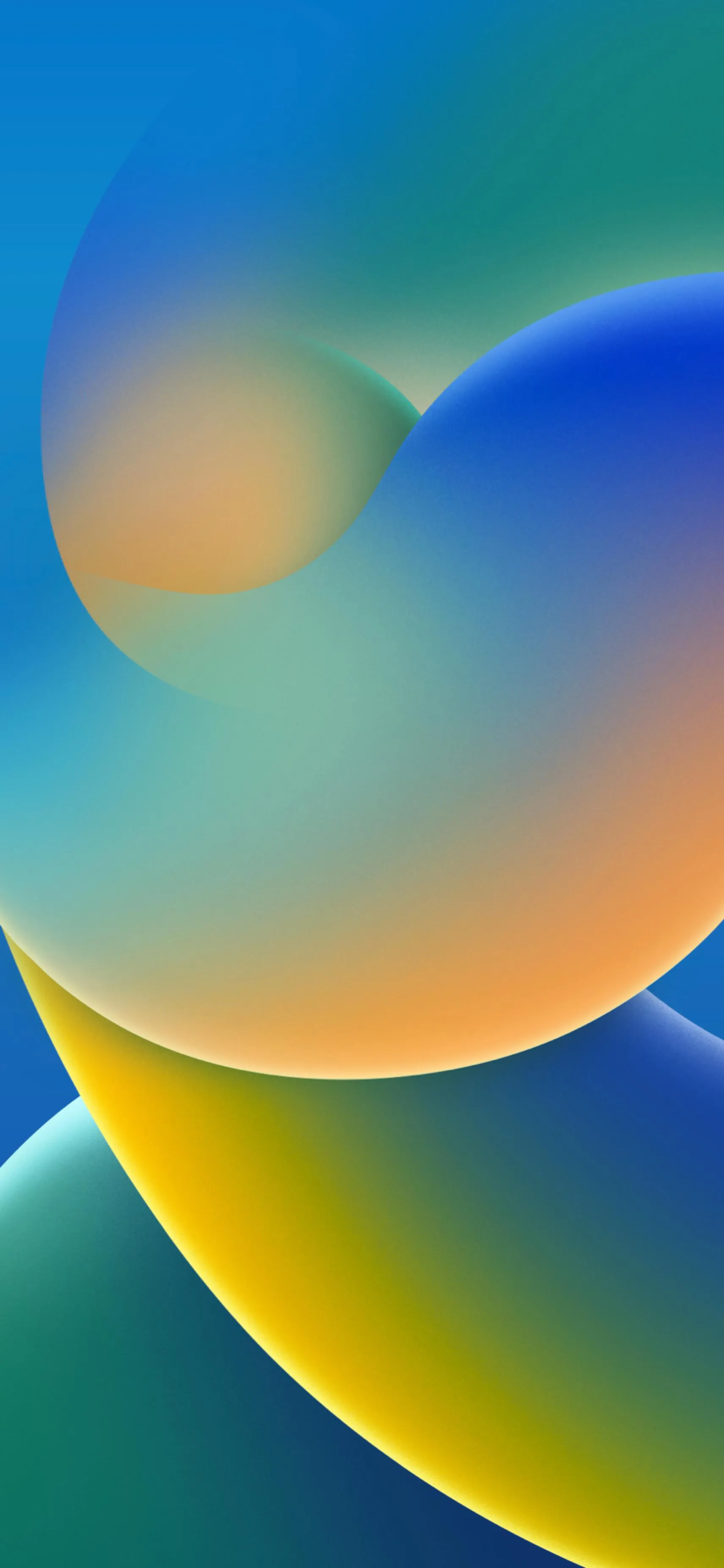 Vibrant Abstract Shapes with Blended Soft Color Curves