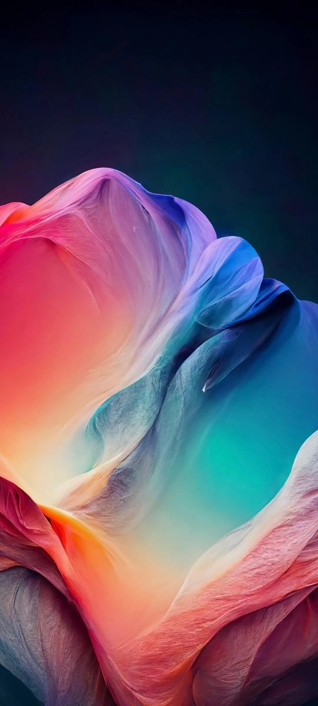 Vibrant Color Flow Abstract Digital Background Wallpaper