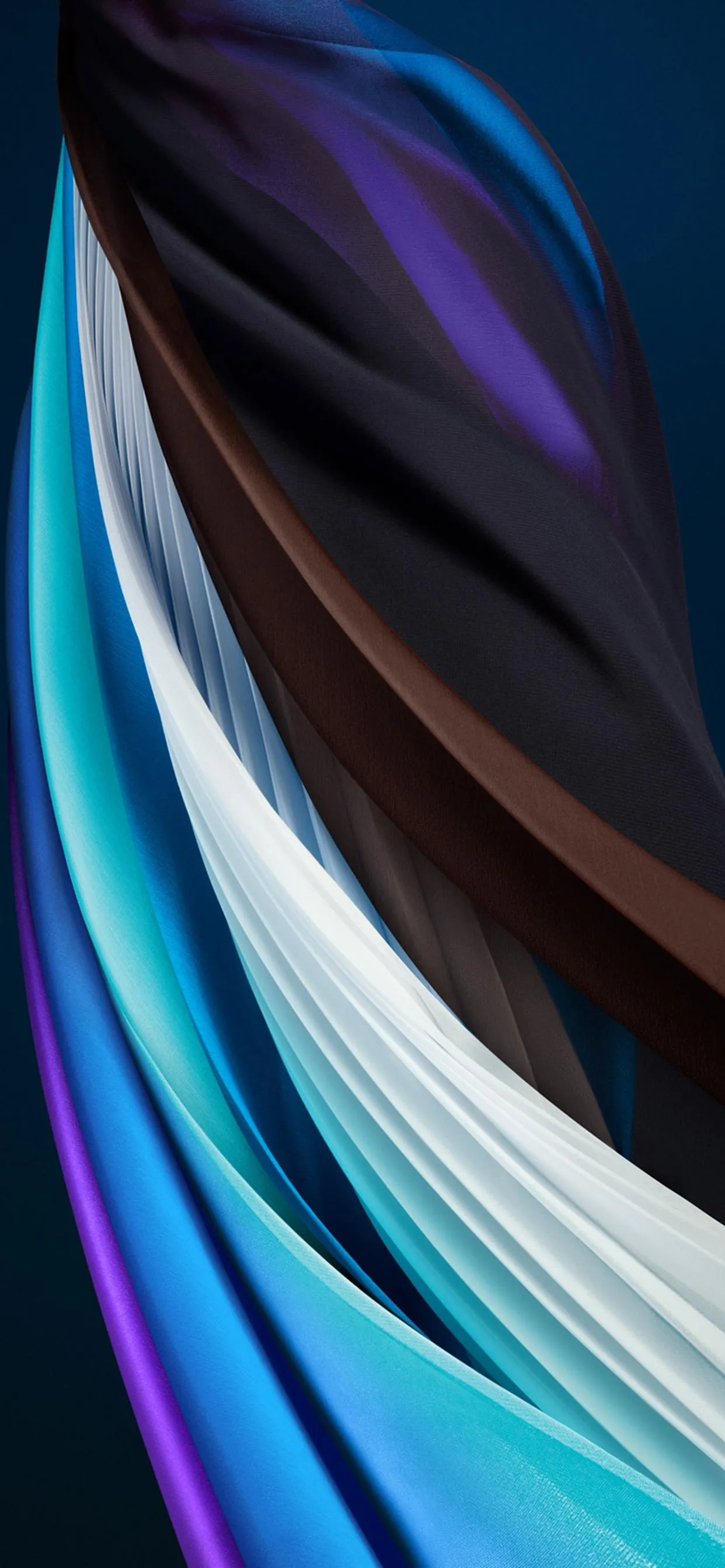 Vibrant Curved Streaks in Bold Teal Blue and Purple Tones