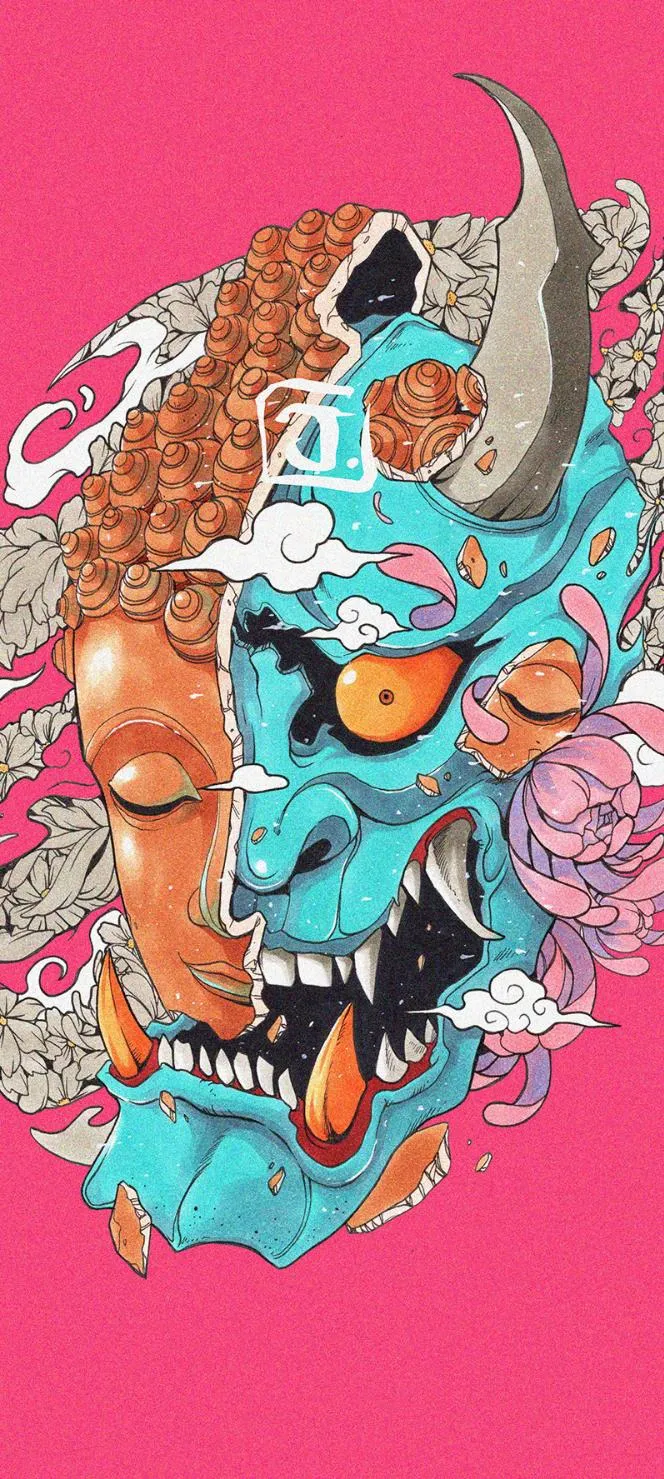 Vibrant Dragon Design in Comic Style with Red Texture