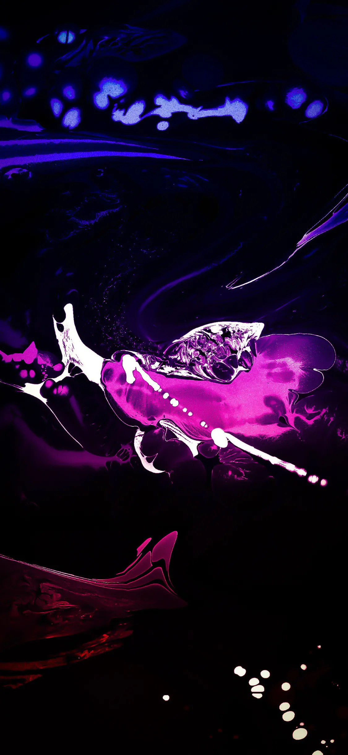 Vibrant Flow of Purple Energy in Abstract Motion Art Image