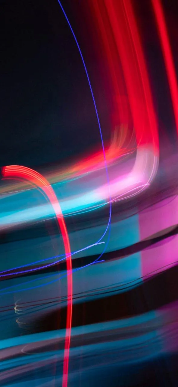 Vibrant Light Streak Art for Futuristic Phone Style
