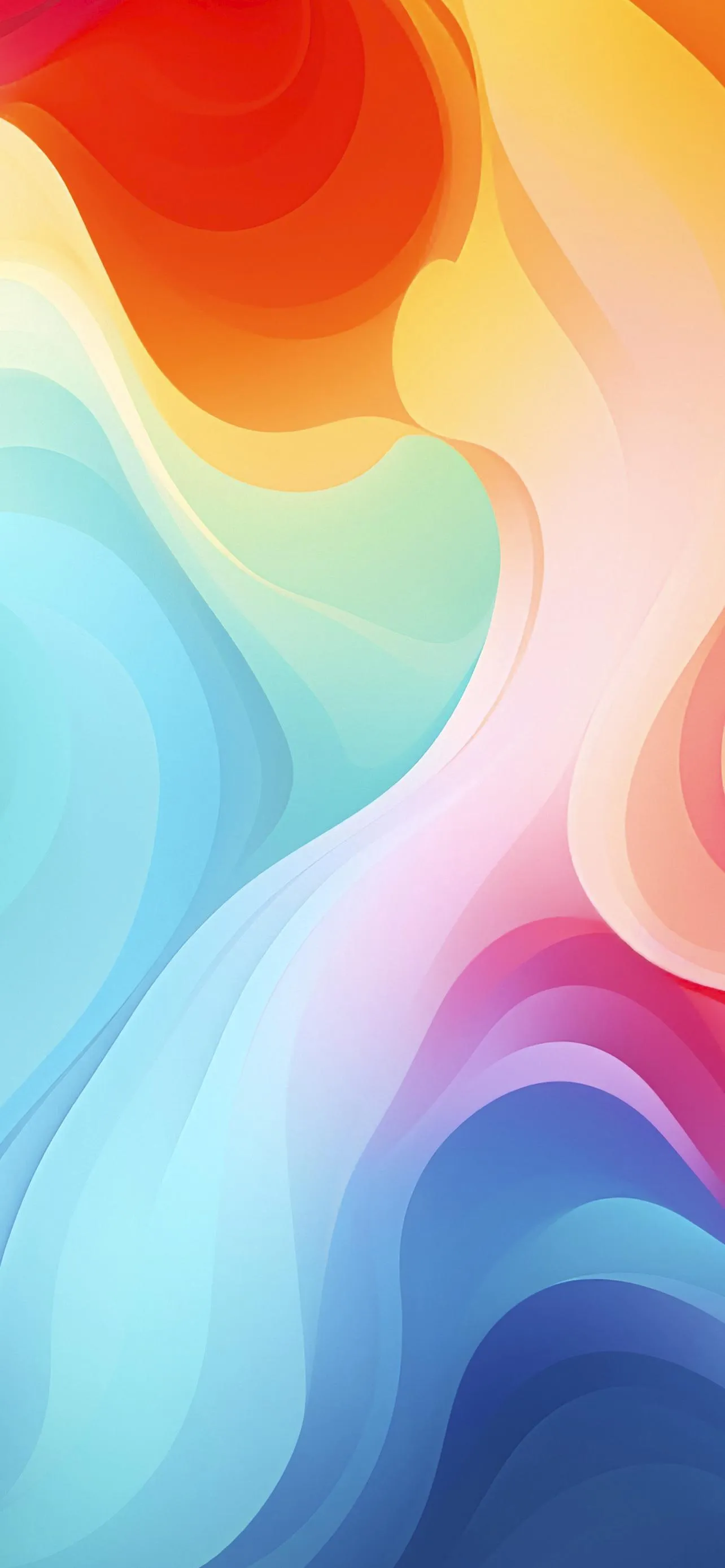 Vivid Abstract Rainbow Swirl for Modern Wallpaper HD