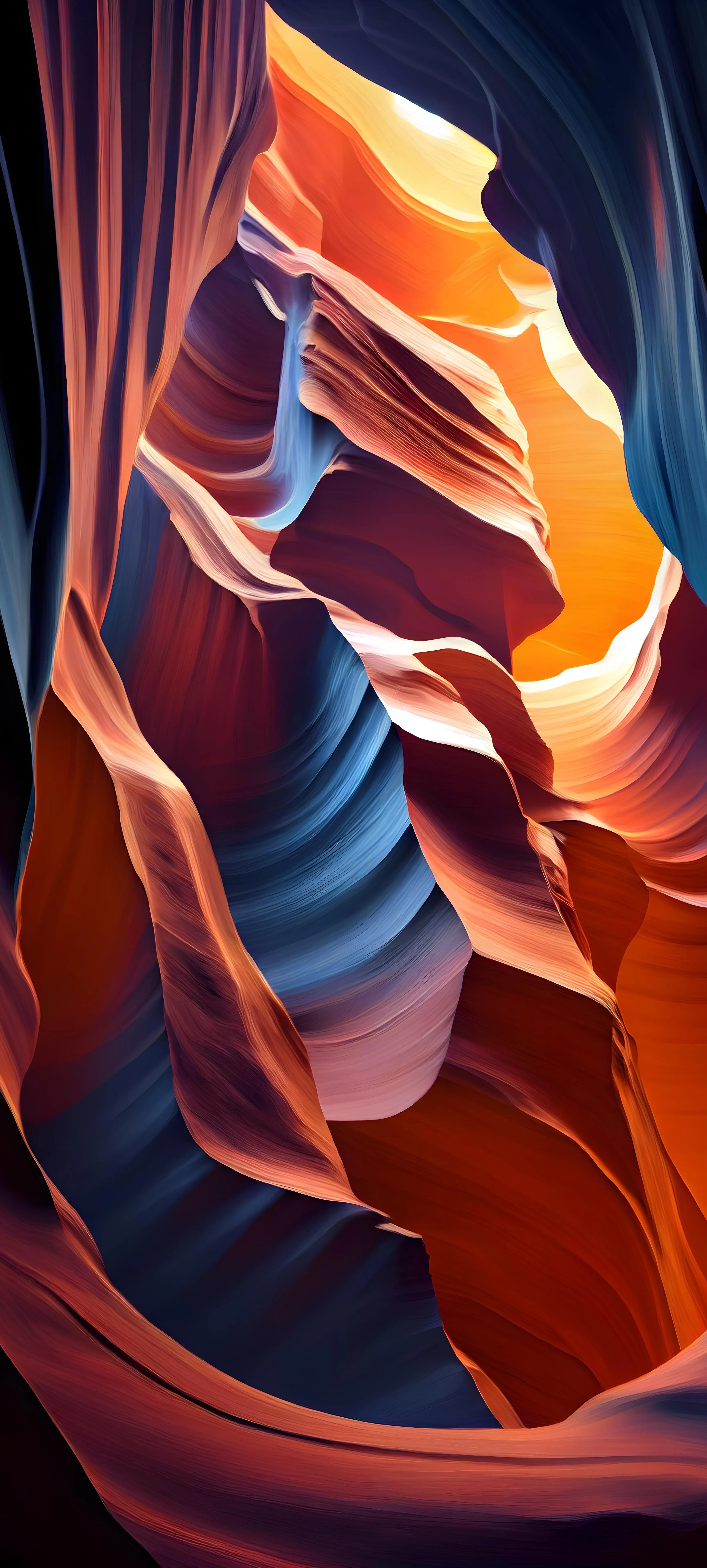 Vivid Canyon Rock Layers with Warm Natural Lighting 4K