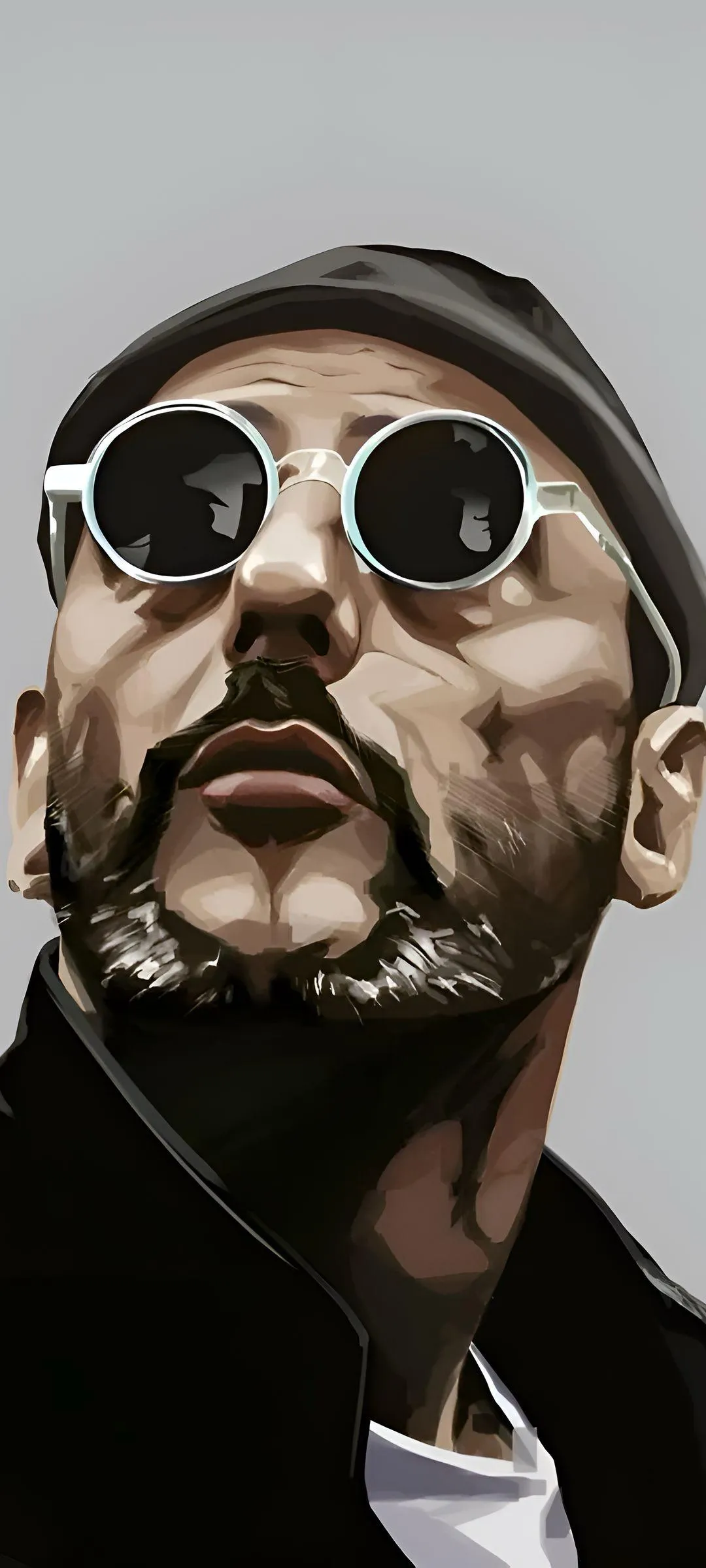 Wallpaper of Cool Man Wearing Shades Portrait Style