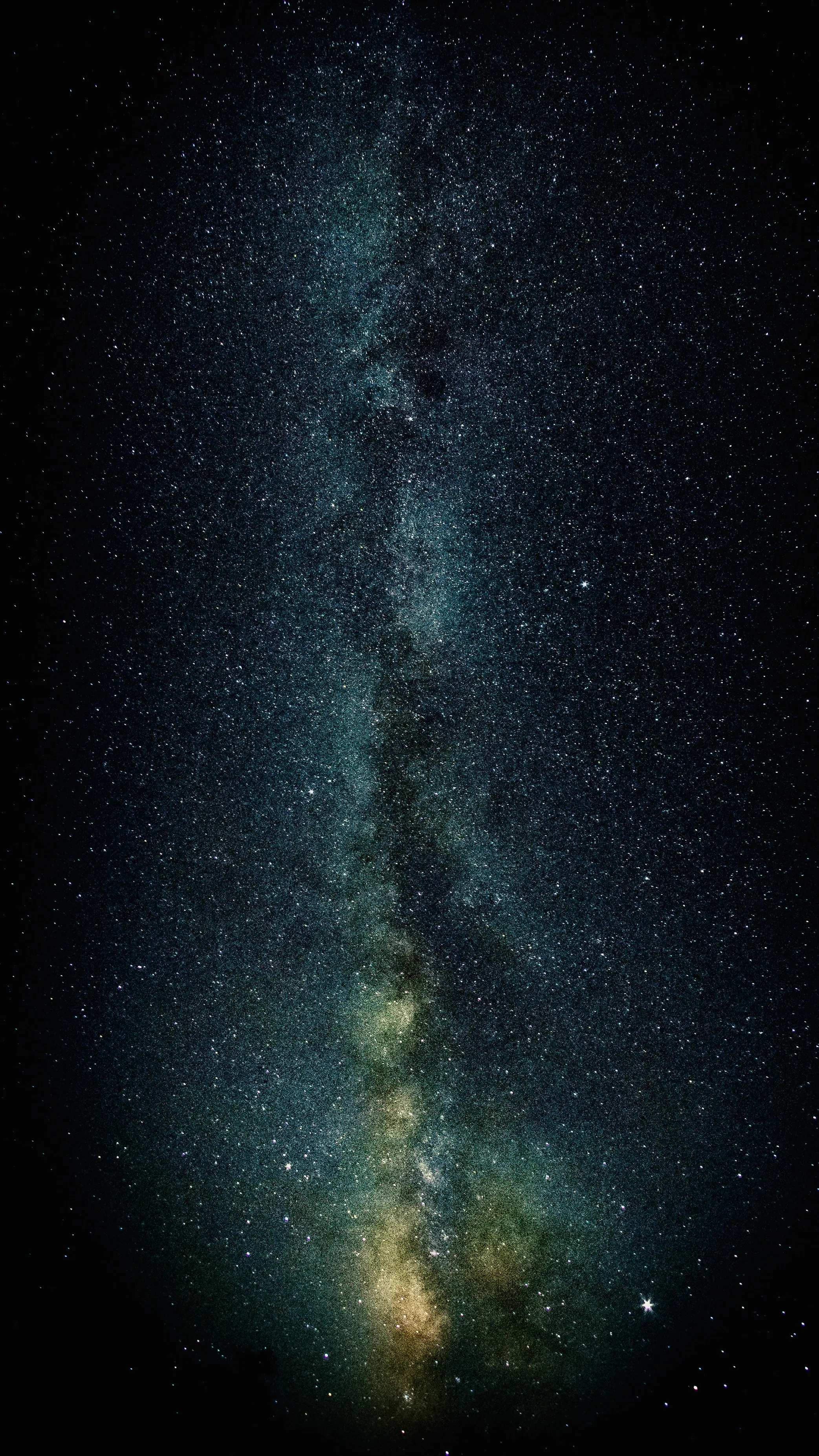 Wallpaper of Starry Milky Way in the Deep Night Sky View