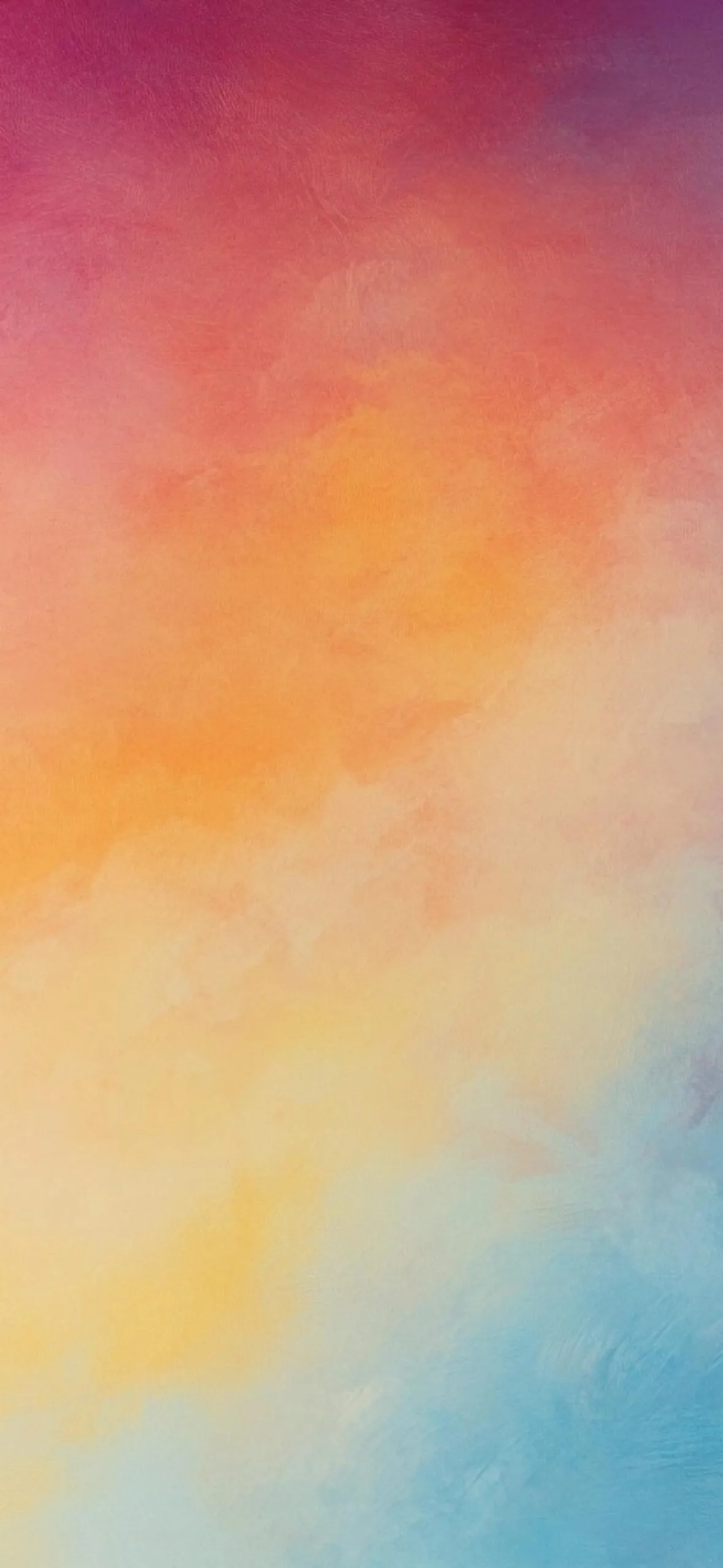 Warm Gradient Wallpaper with Blue Orange Pastel Blend