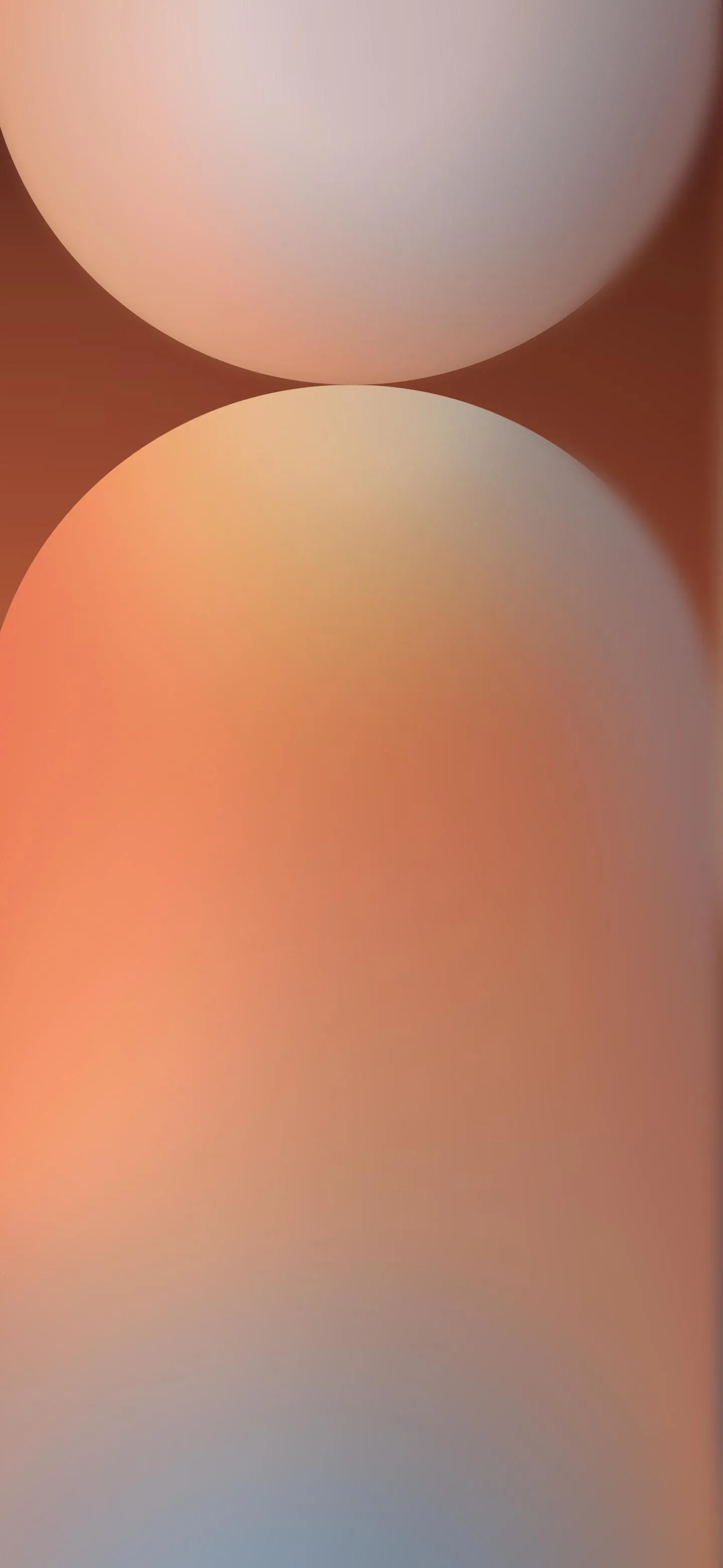 Warm Minimal Circles Blending Soft Beige Tones Wallpaper